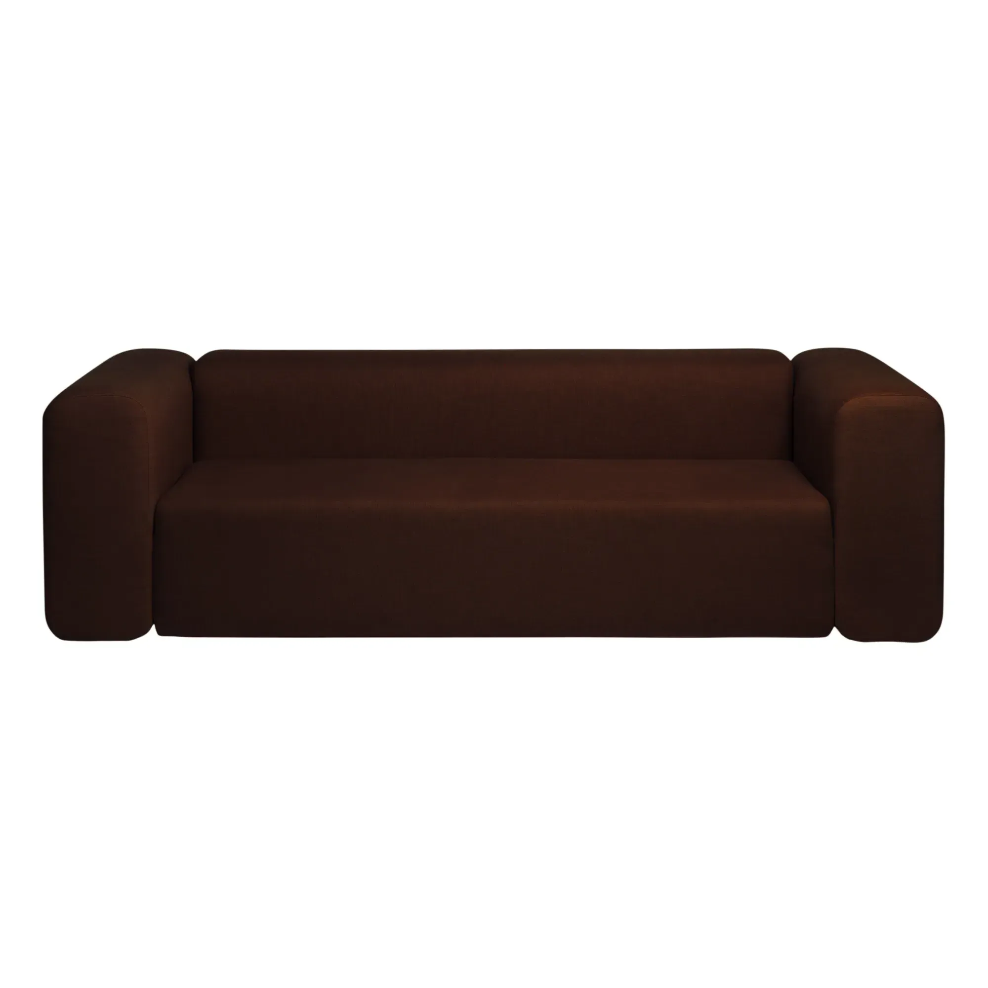 Lagoon 3-Seater Sofa - Chocolate, Polyester Blend product