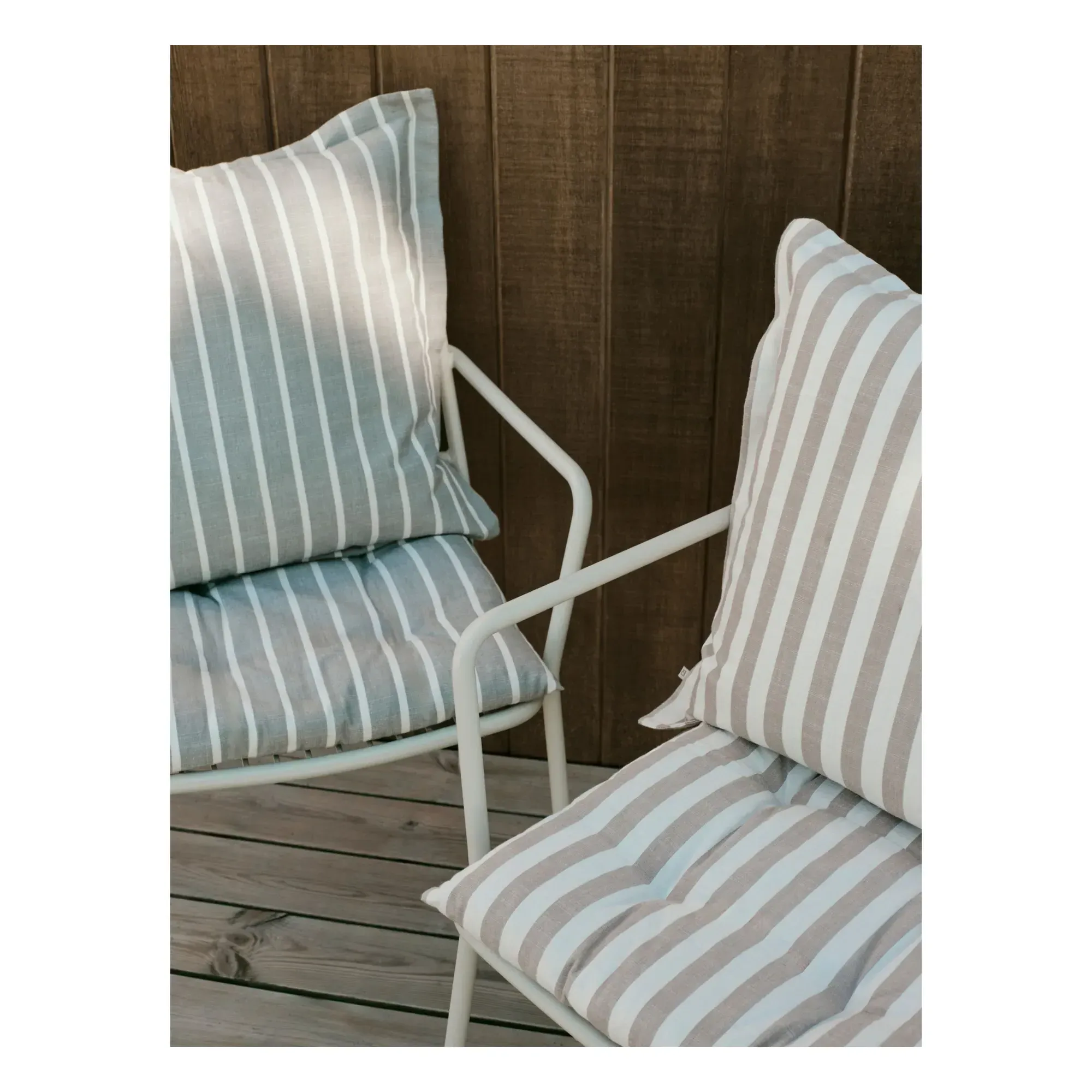 Marta Chair Cushion - Taupe Brown, Cotton alternate view