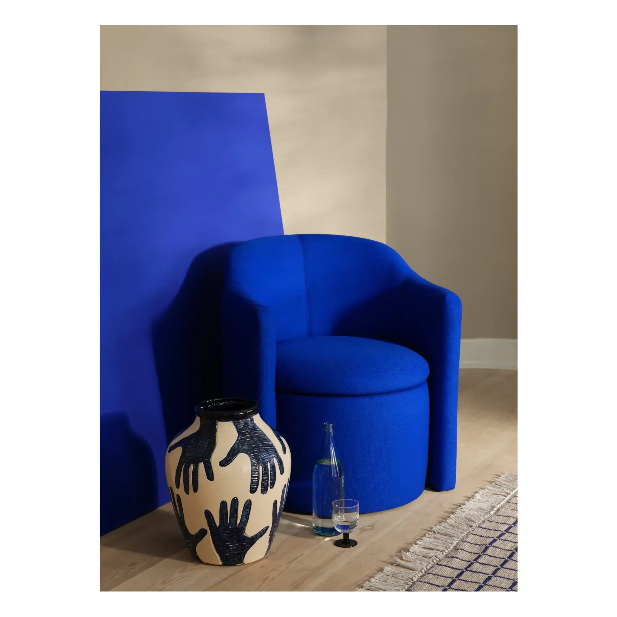 Mime Ceramic Vase - Blue alternate view