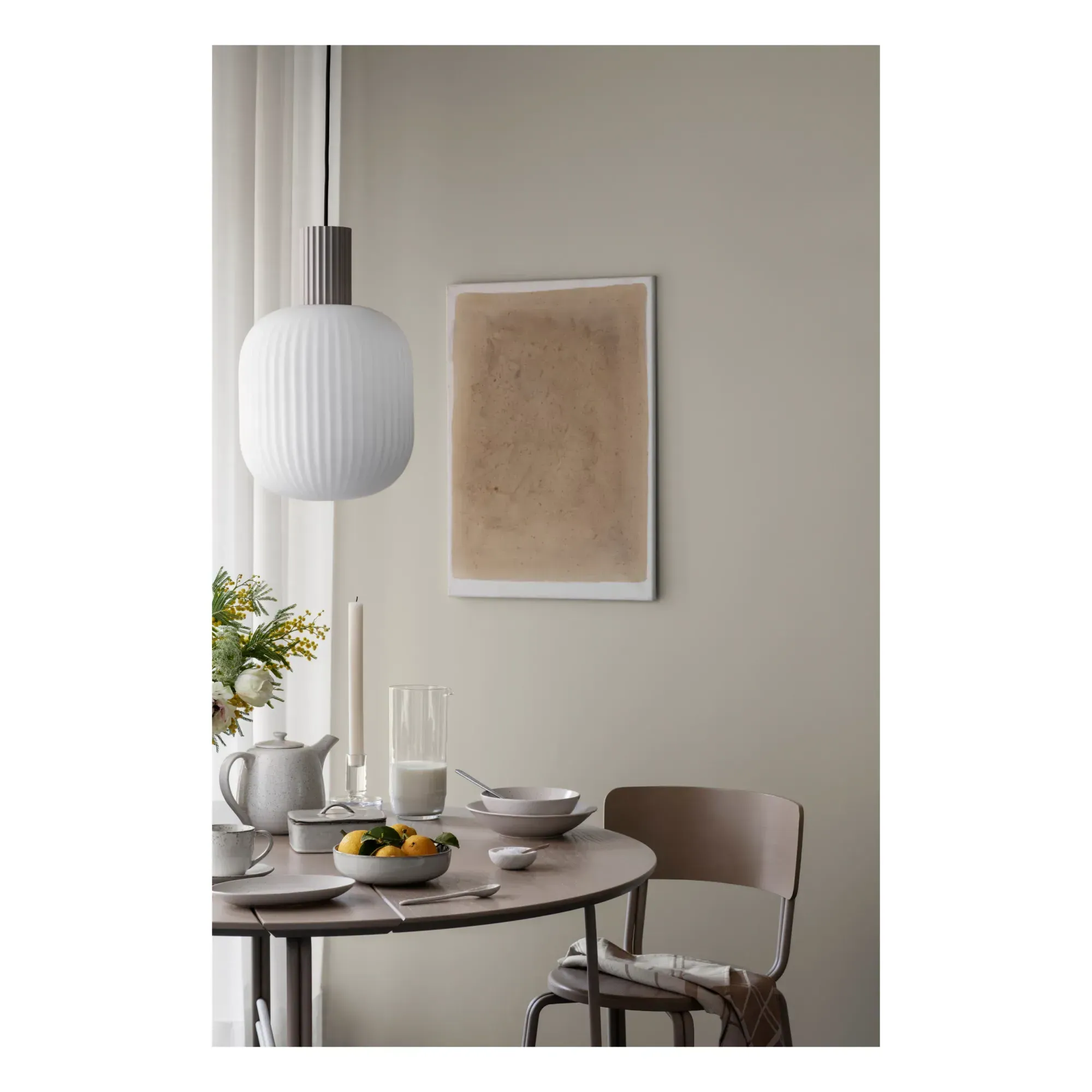 Nordic Sand Butter Dish - Light Grey, Sandstone alternate view