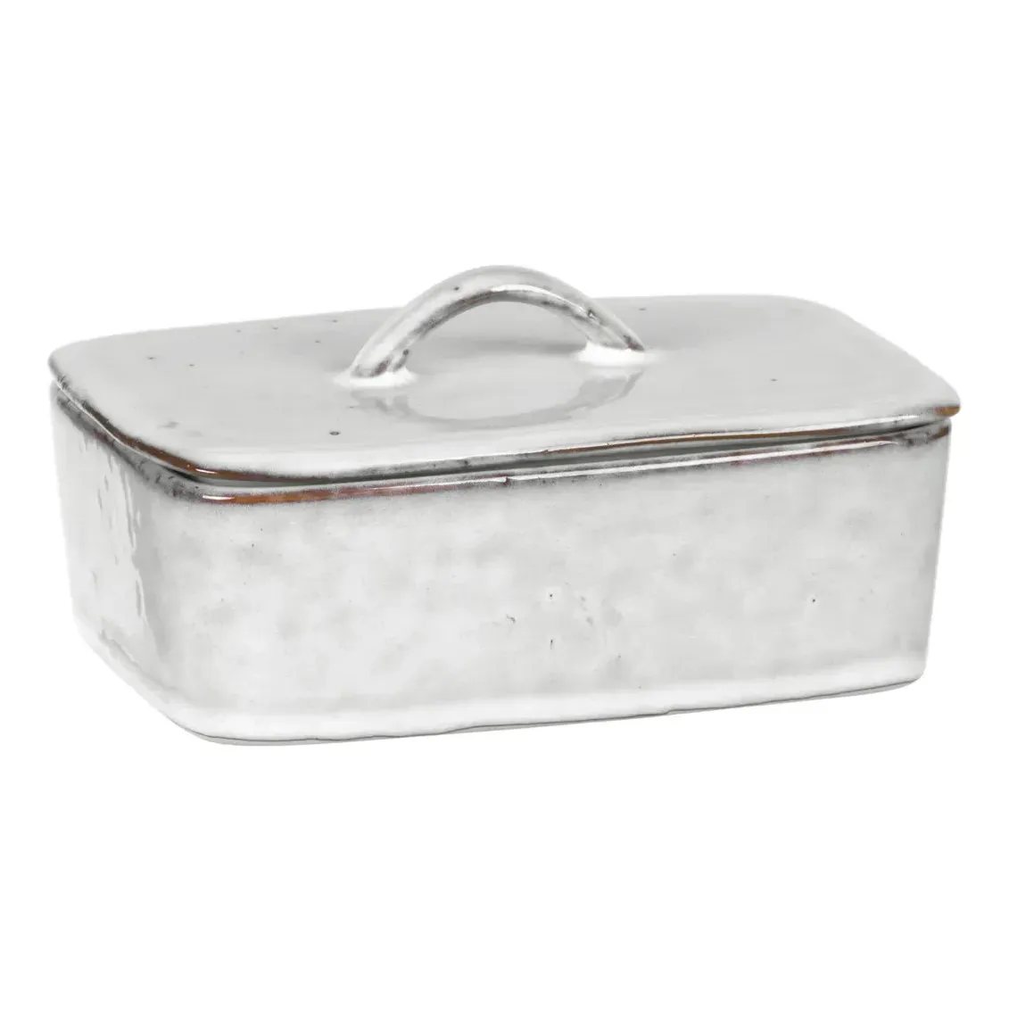 Nordic Sand Butter Dish - Light Grey, Sandstone product