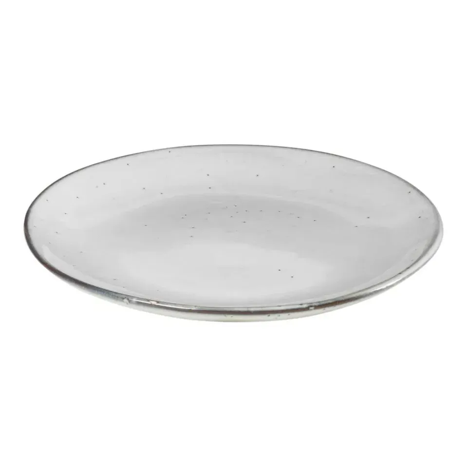Nordic Sand Stoneware Plate - Light Grey alternate view