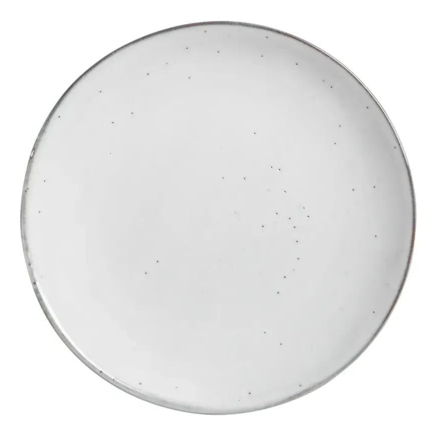 Nordic Sand Stoneware Plate - Light Grey product