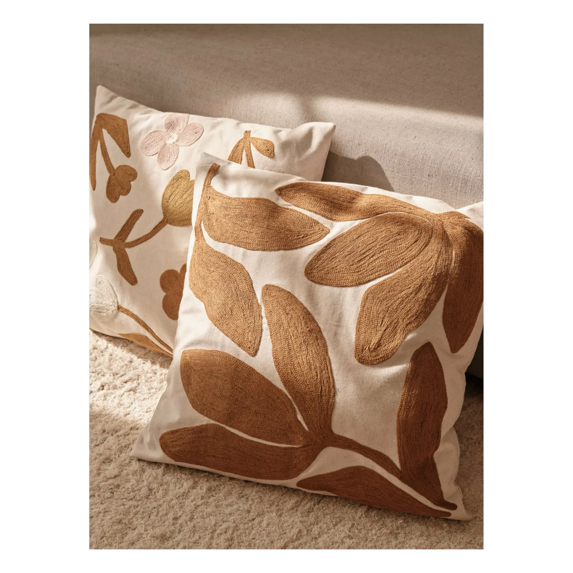 Rosita Cushion Cover - Pink, Cotton alternate view