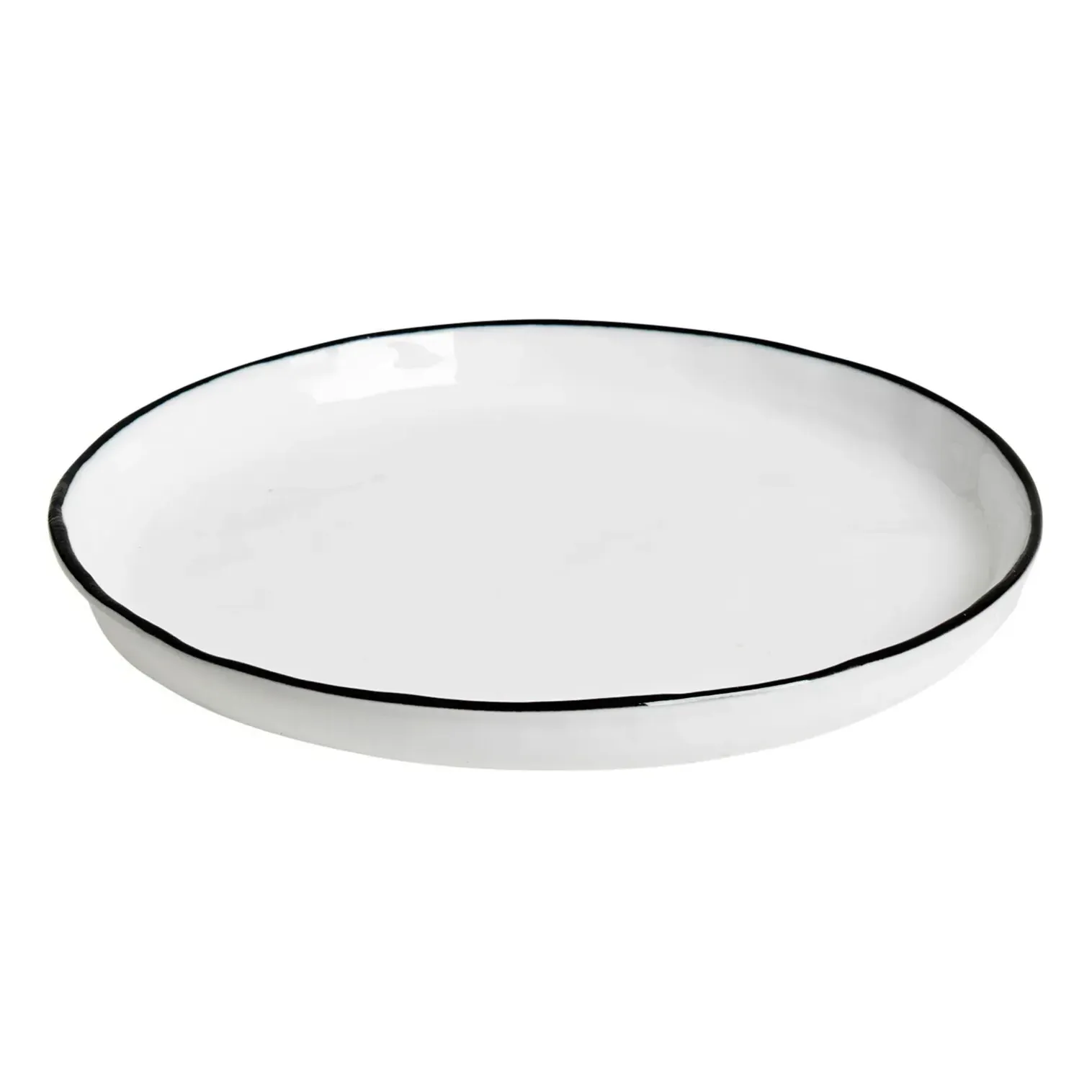 Salt Porcelain Plate - White product