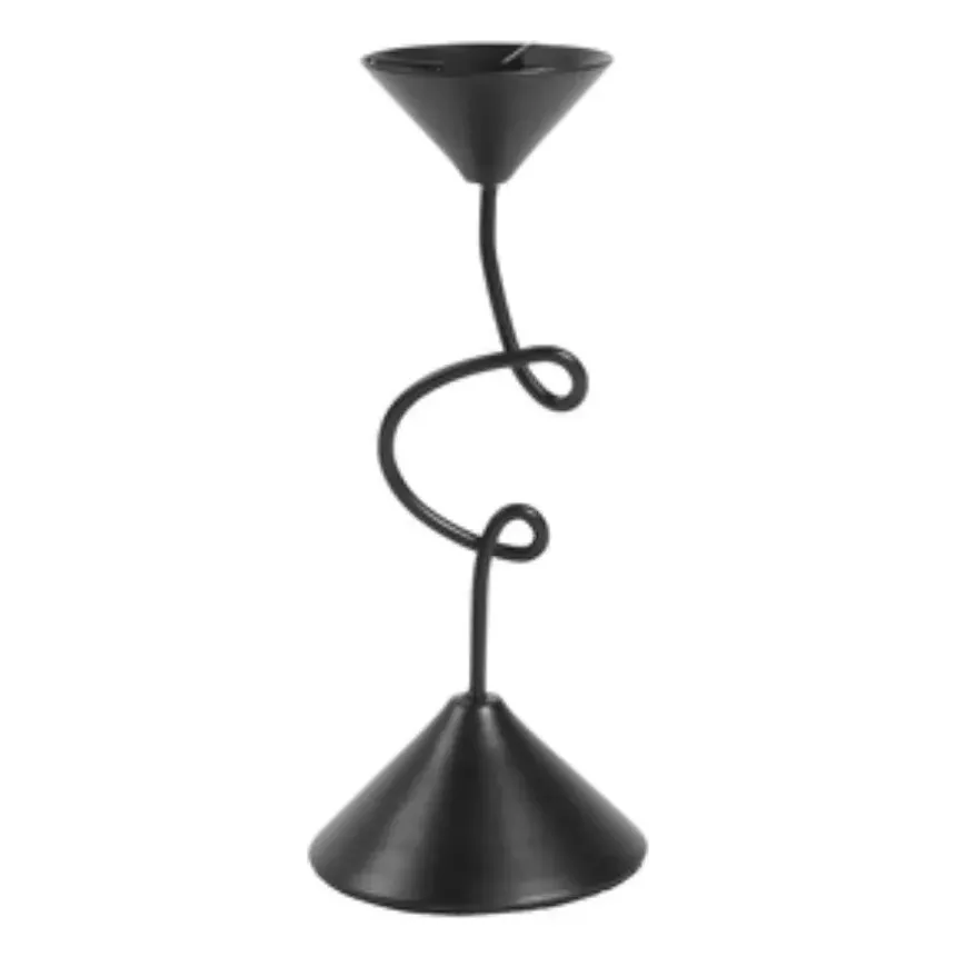 Selma Candlestick - Black, Iron product