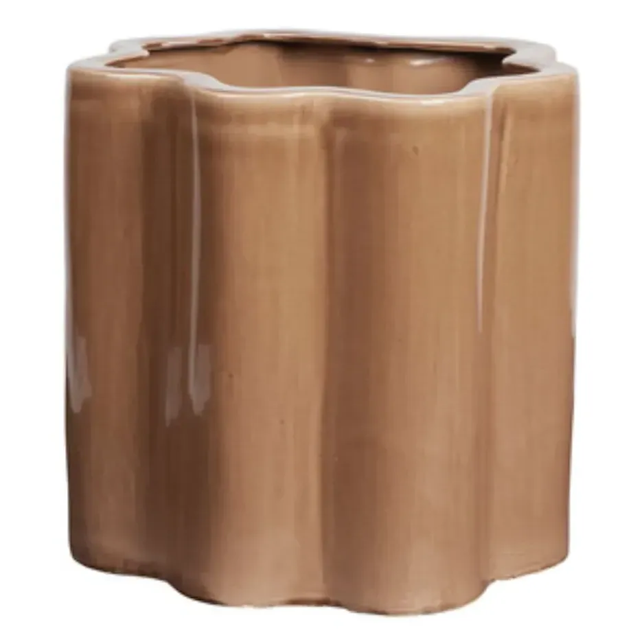 Sonja Planter - Frosted Brown, Ceramic product