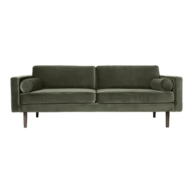 Wind 3-Seater Sofa - Olive Green, Velvet product