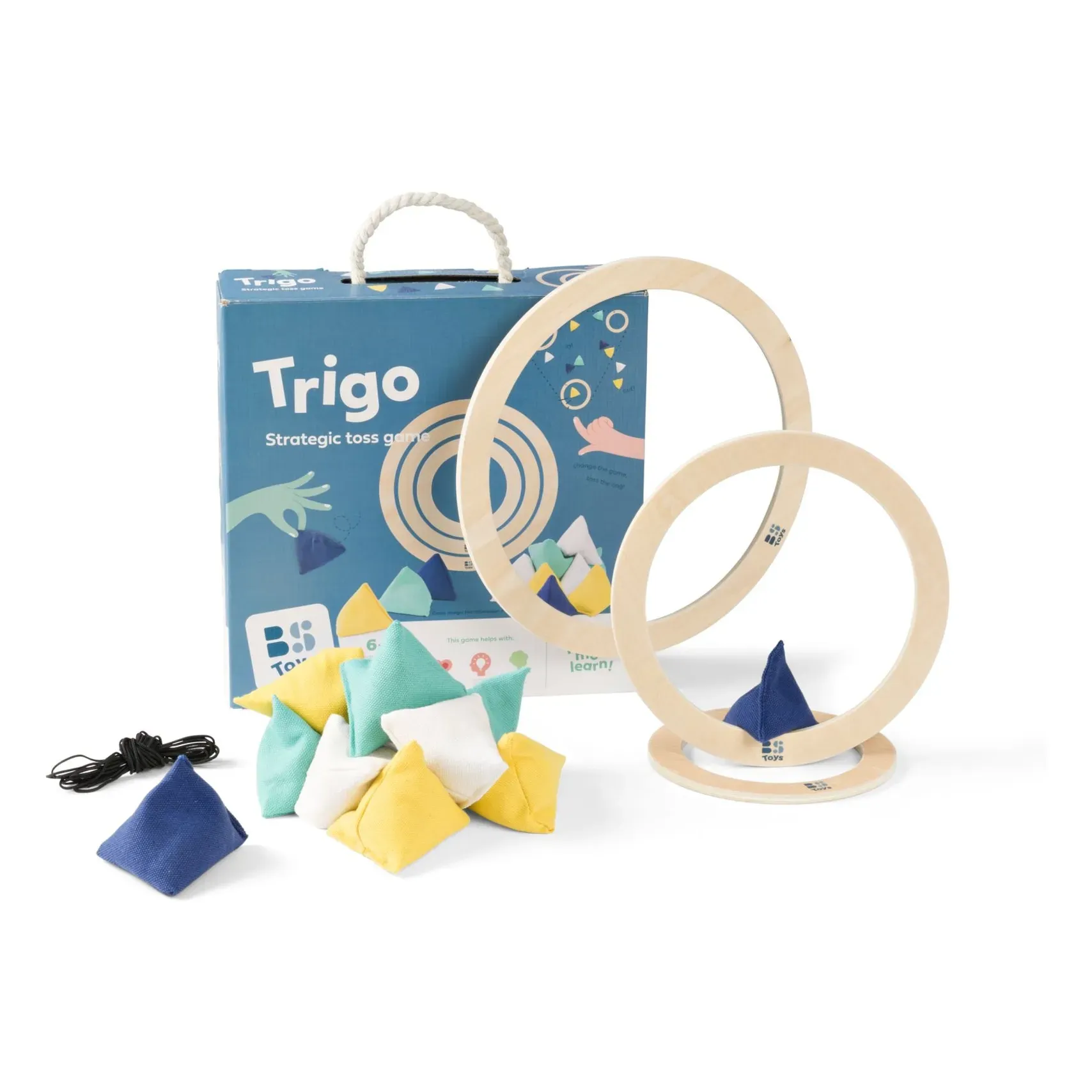 Trigo Outdoor Skill & Strategy Ring Toss Game - Multicoloured, Wood product