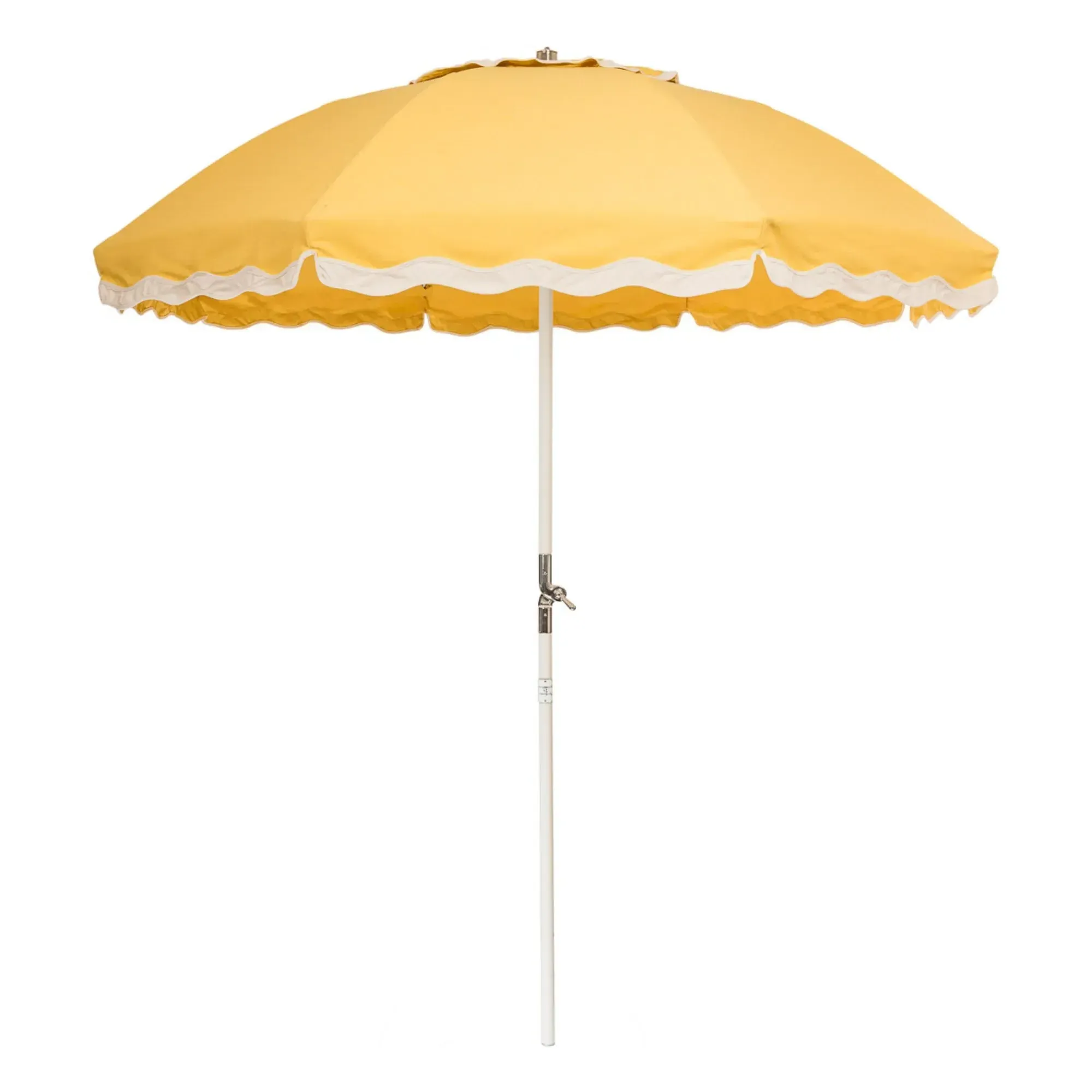 Beach Club Scalloped Parasol - Yellow, Acrylic product