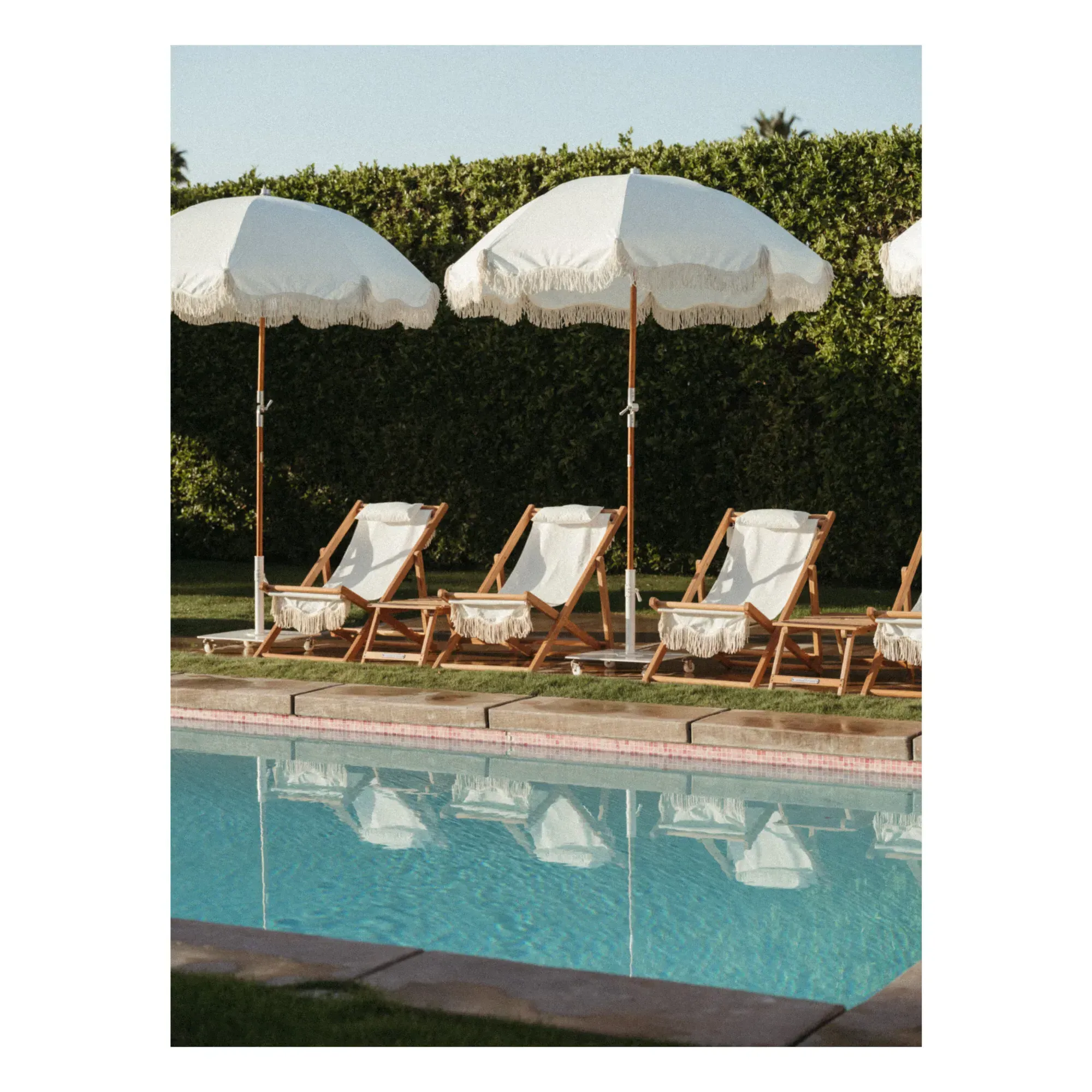 The Sling Deckchair - White, Cotton alternate view