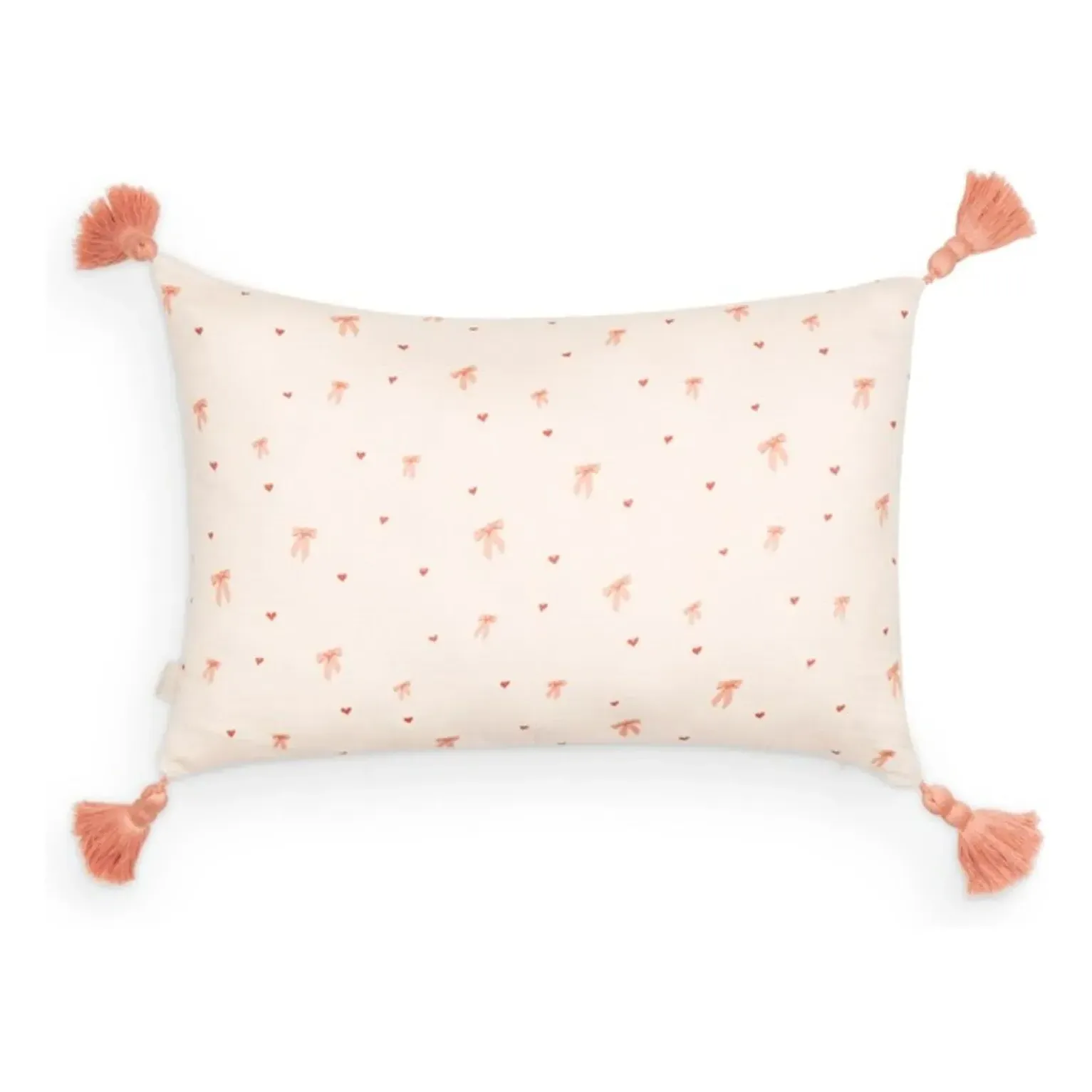 Amalie Bows Decorative Cushion - Pink, Organic Cotton product