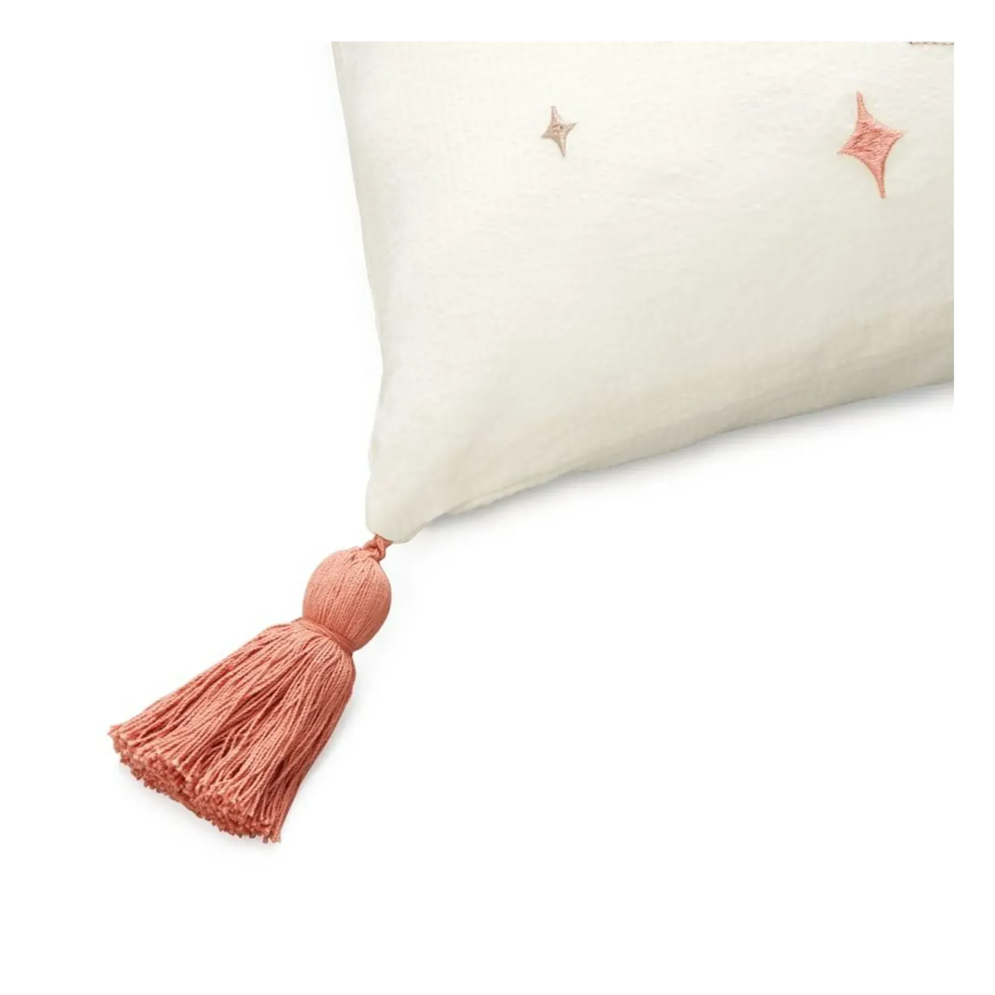 Cam Cam Ballerina Embroidered Cushion - Pink, Organic Cotton alternate view