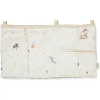 Cam Cam Carrousel Bed Storage Pocket - White, Organic Cotton alternate view