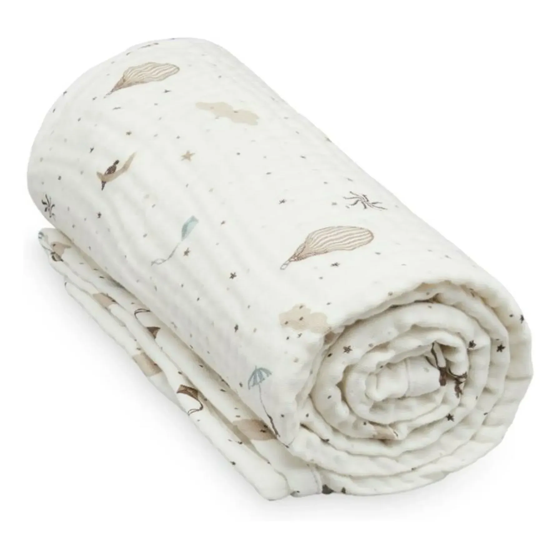Cam Cam Dreamland Muslin Blanket - Light Blue, Organic Cotton product