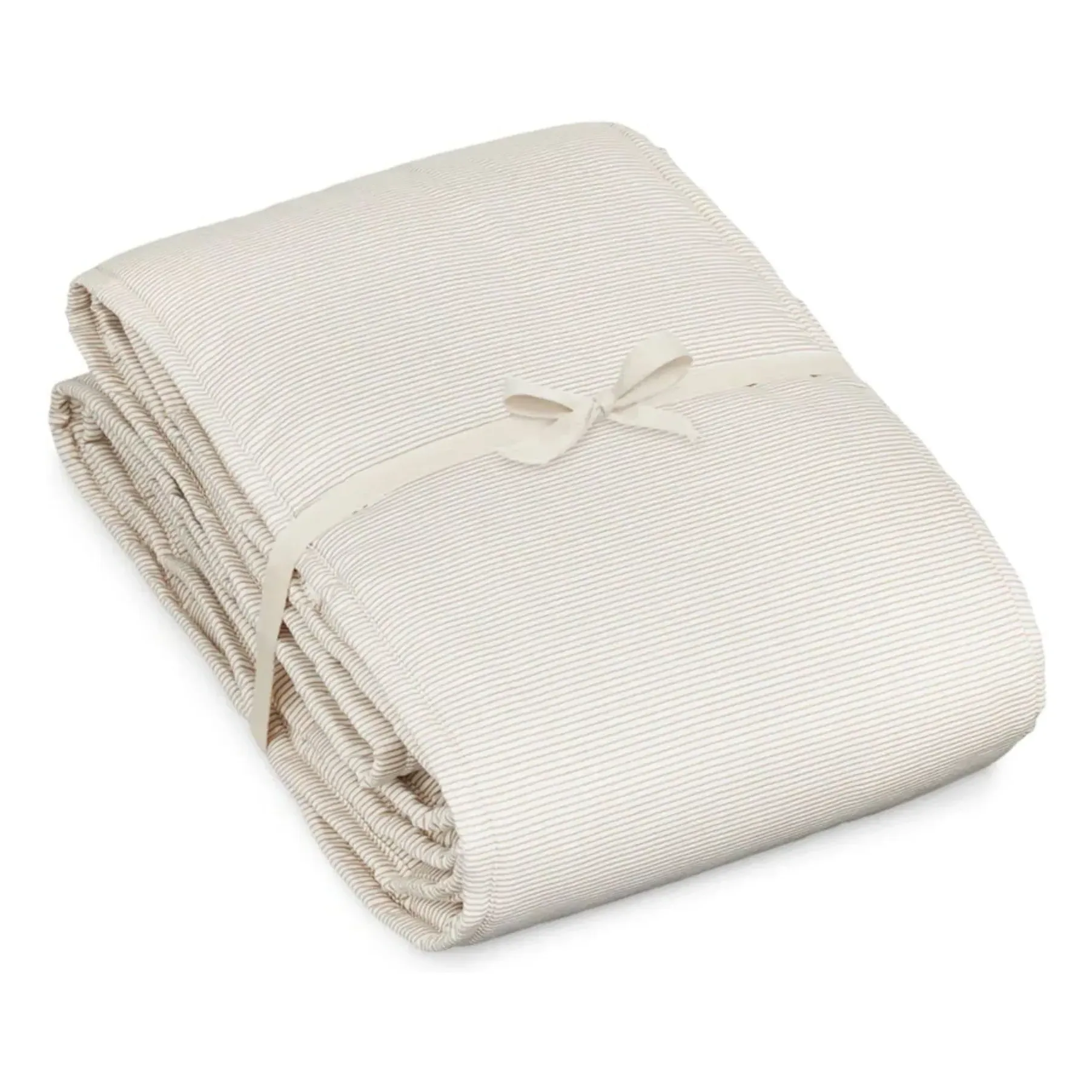 Cam Cam Striped Cot Bumper Pad - Camel, Organic Cotton product