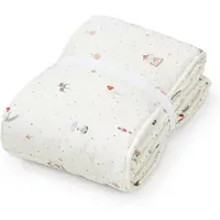 Carrousel Crib Bumper - Red, Organic Cotton alternate view