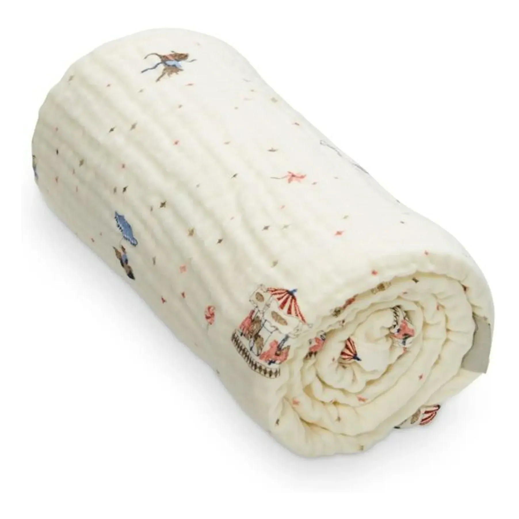 Carrousel Muslin Blanket - Red, Organic Cotton product