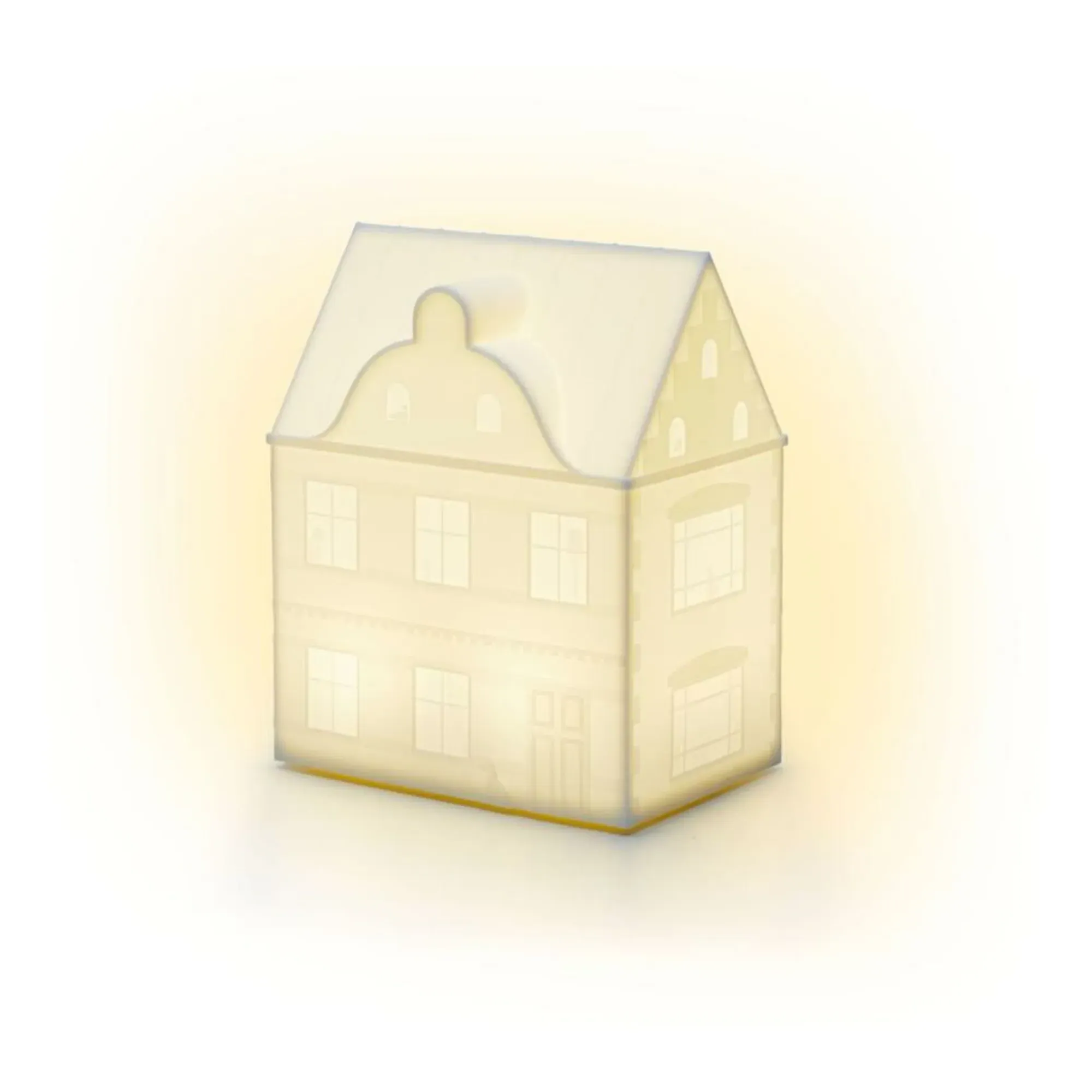 Copenhagen Townhouse Night Light - White, Silicone product