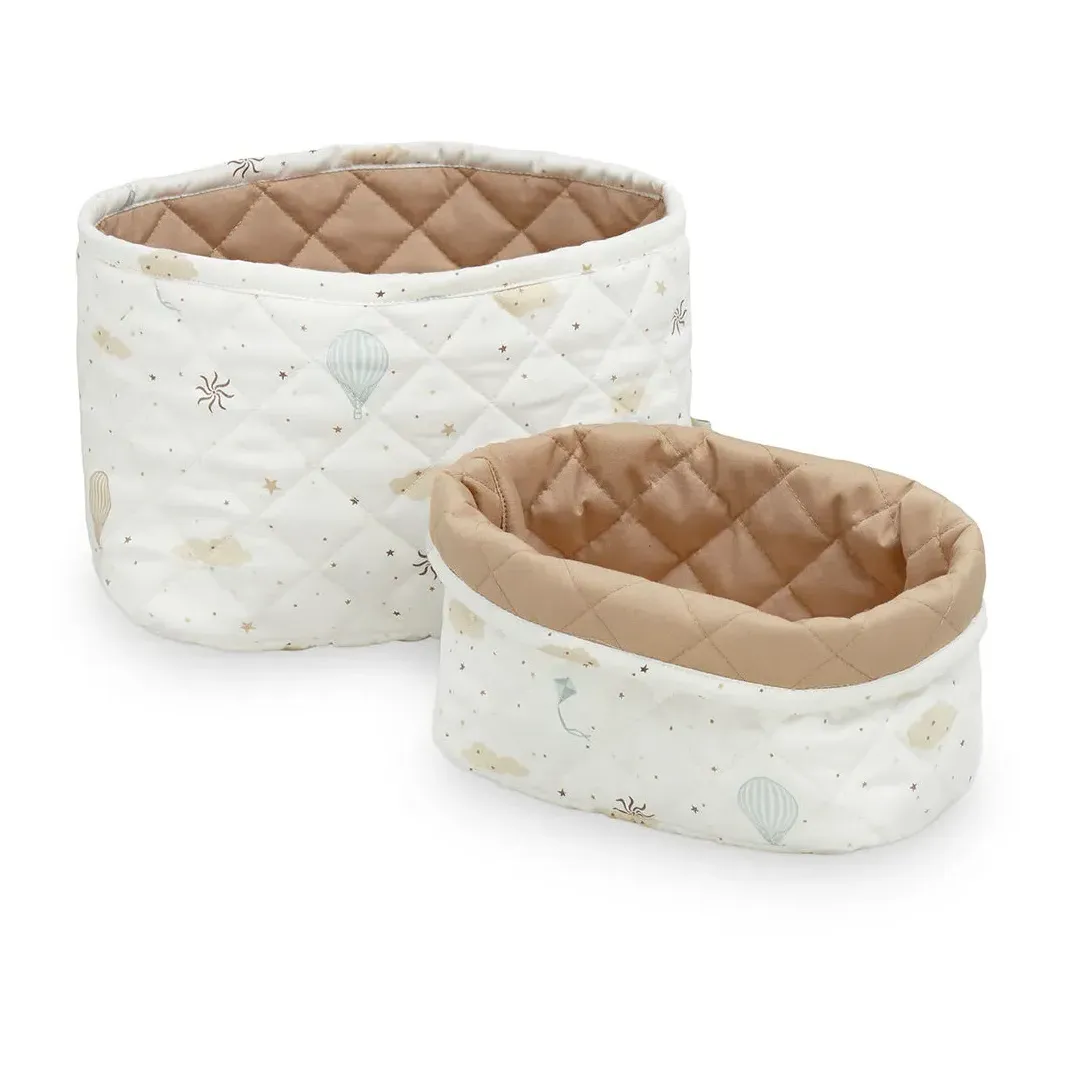 Dreamland Storage Baskets Set of 2 - Multicoloured, Organic Cotton product