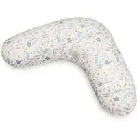 Feuilles Breast Feeding Cushion Cover - Pink, Organic Cotton alternate view