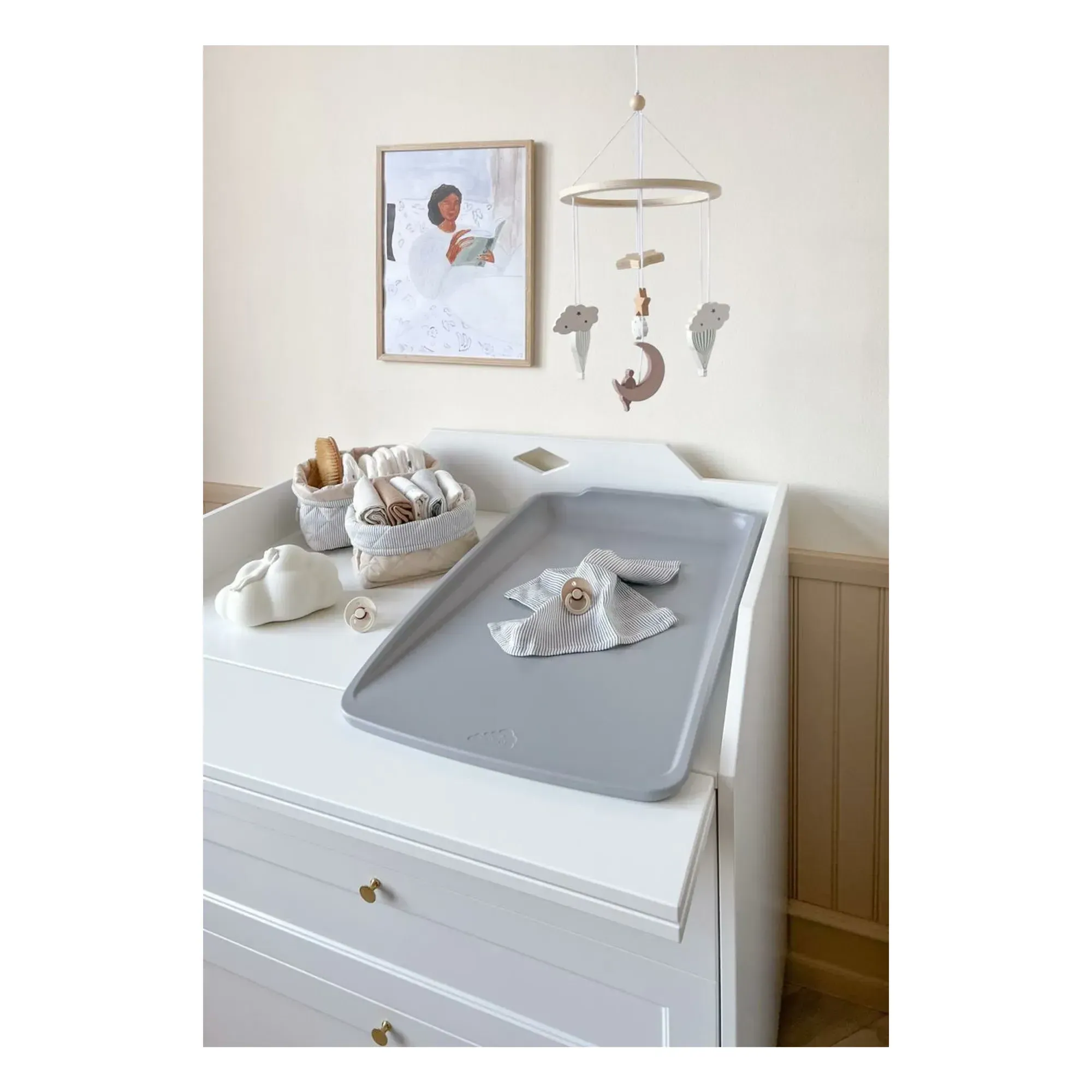Nuage Cloud Night Light - White, Silicone alternate view