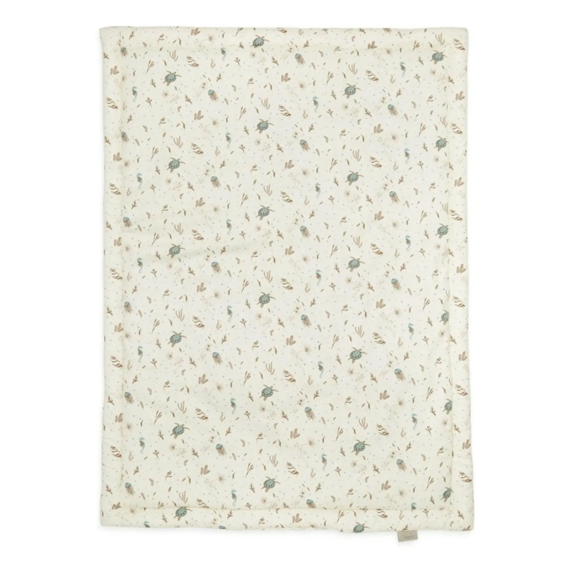 Sea Garden Baby Blanket - Blue, Organic Cotton product
