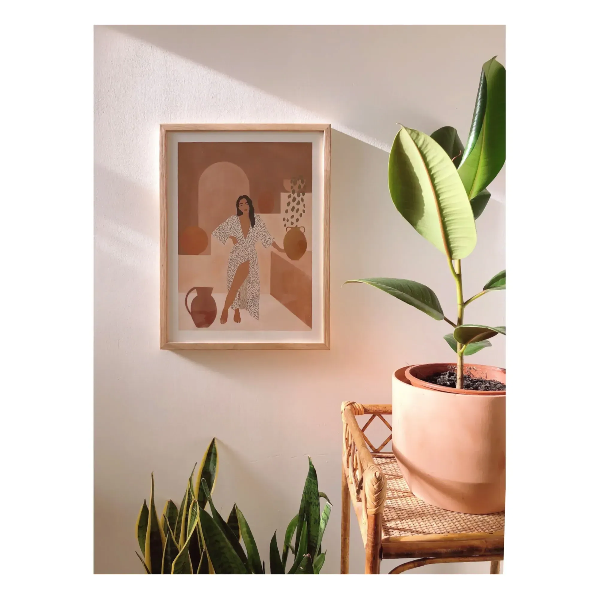 Carla Llanos Vacation Art Print - Multicoloured alternate view