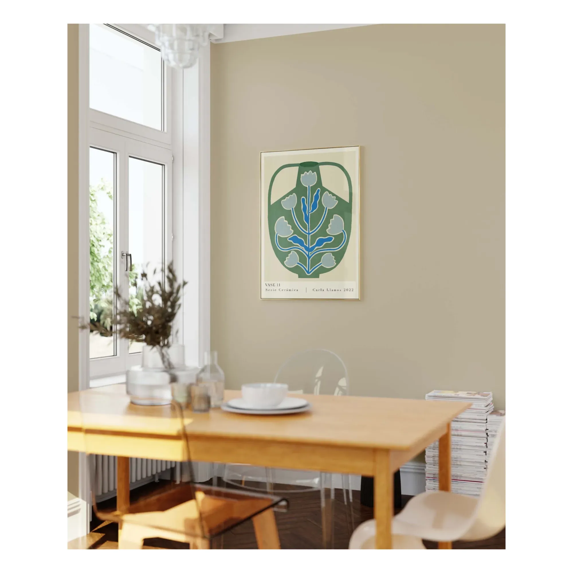Carla Llanos Vase Poster #11 - Multicoloured alternate view