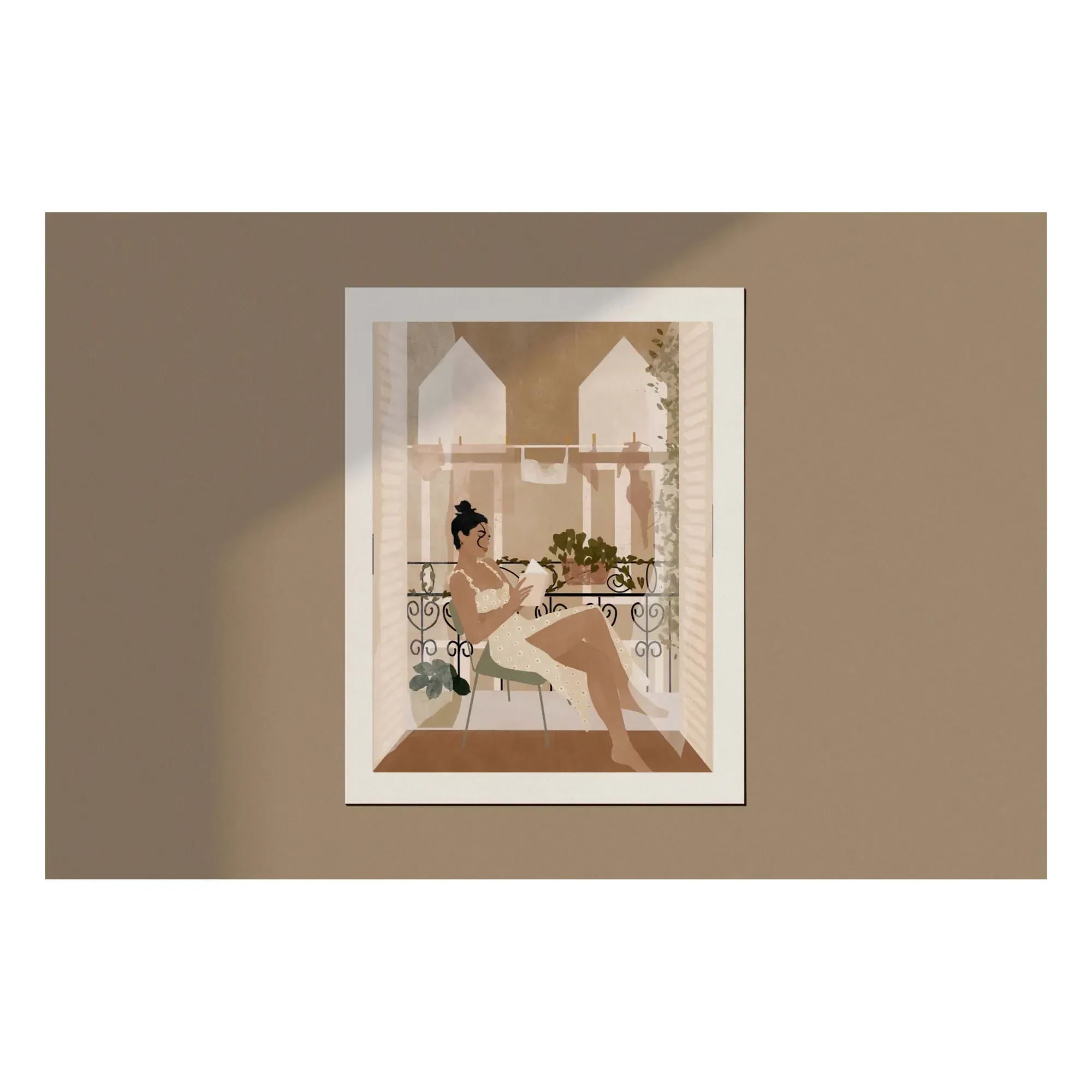 Summer in Paris Art Print - Multicoloured, Paper alternate view