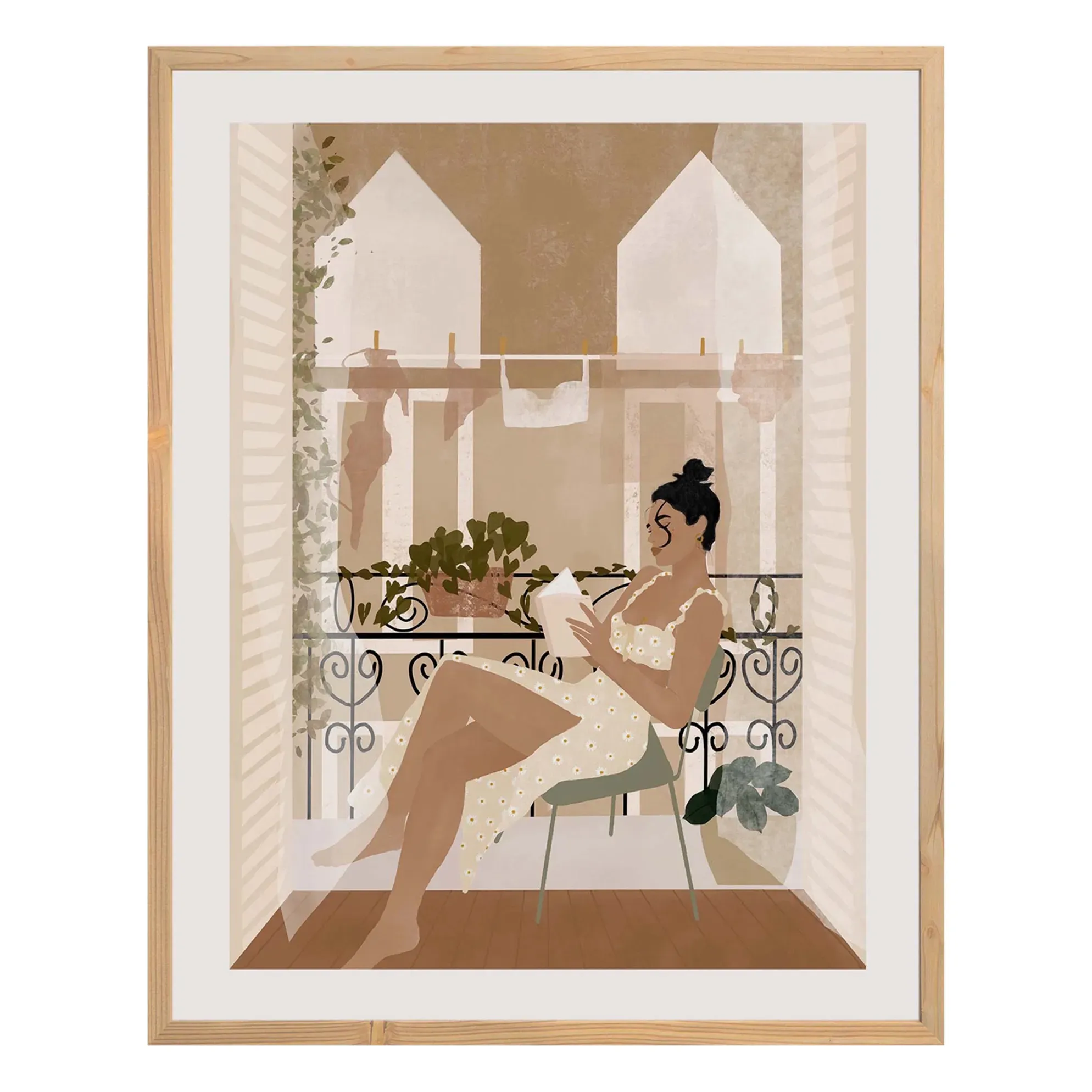 Summer in Paris Art Print - Multicoloured, Paper product