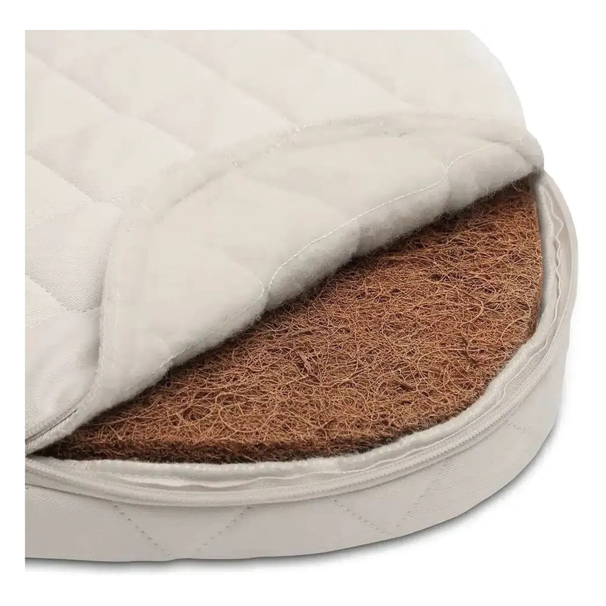 Charlie Crane Kodo Coco Co-Sleeping Mattress - White, Organic Cotton alternate view