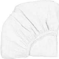Kimi Convertible Cot Fitted Sheet - White, Organic Cotton alternate view