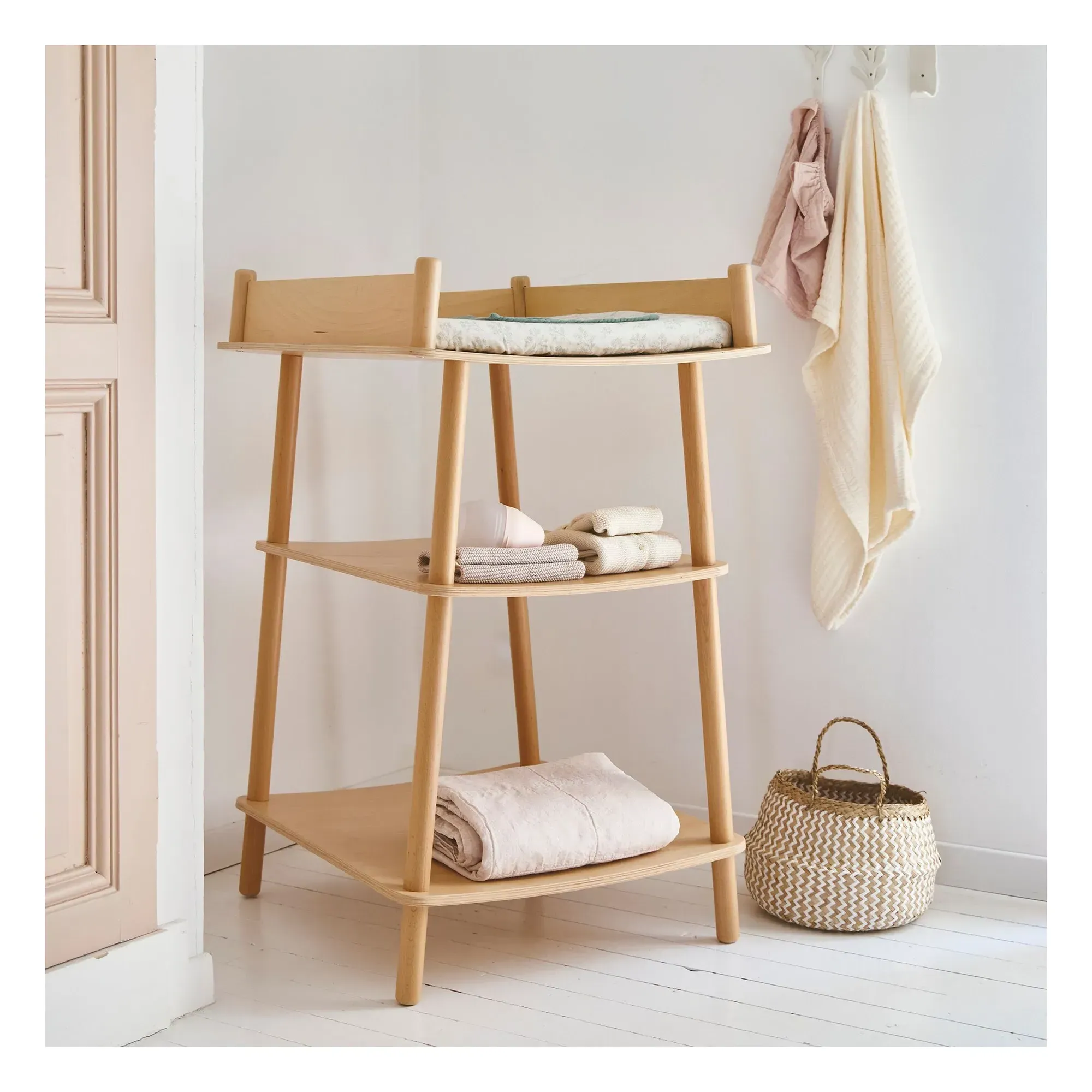Pago Changing Table with Mattress - Beech alternate view