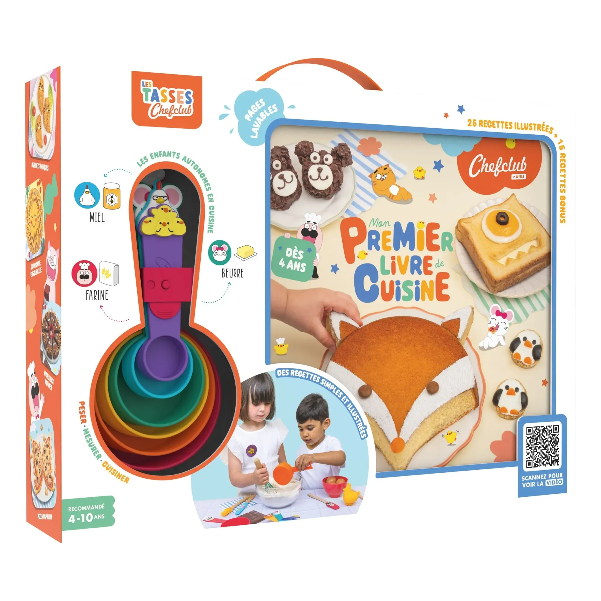 Chefclub Kids First Cookbook Set - Multicoloured alternate view