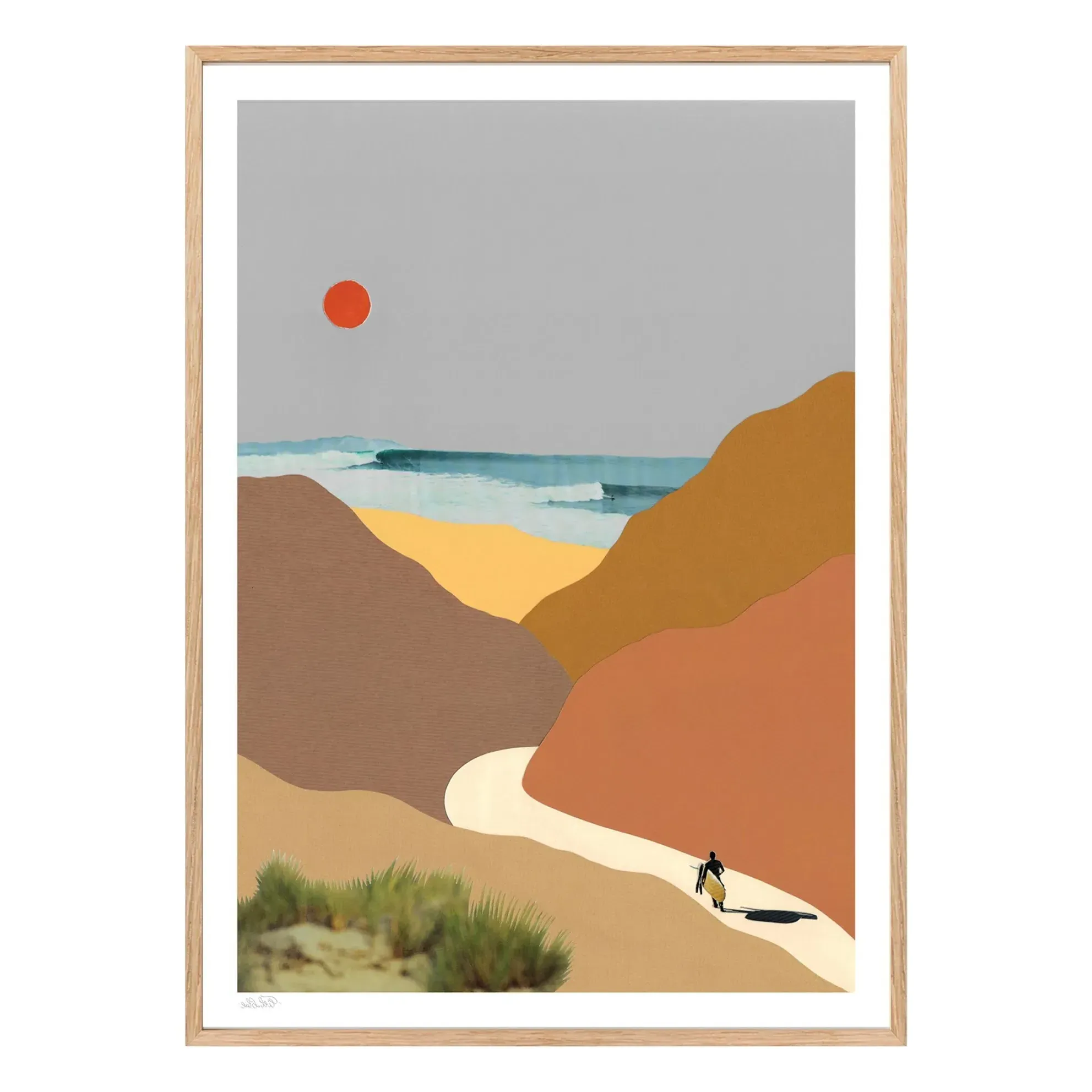 Almagreira Art Print - Sand product