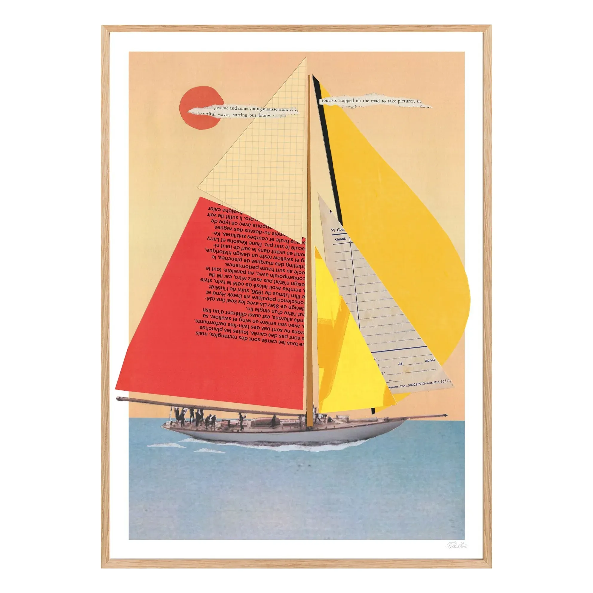Ciel Glue Ahoy Wall Poster - Multicoloured product