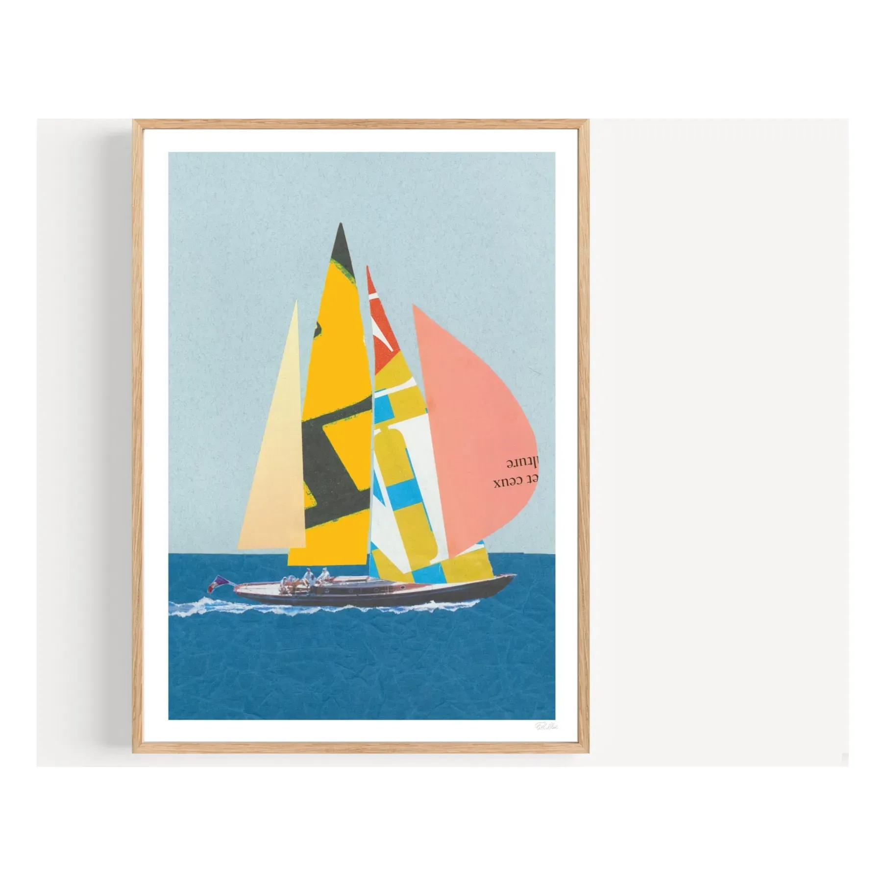 French Latitude Art Poster - Multicoloured alternate view