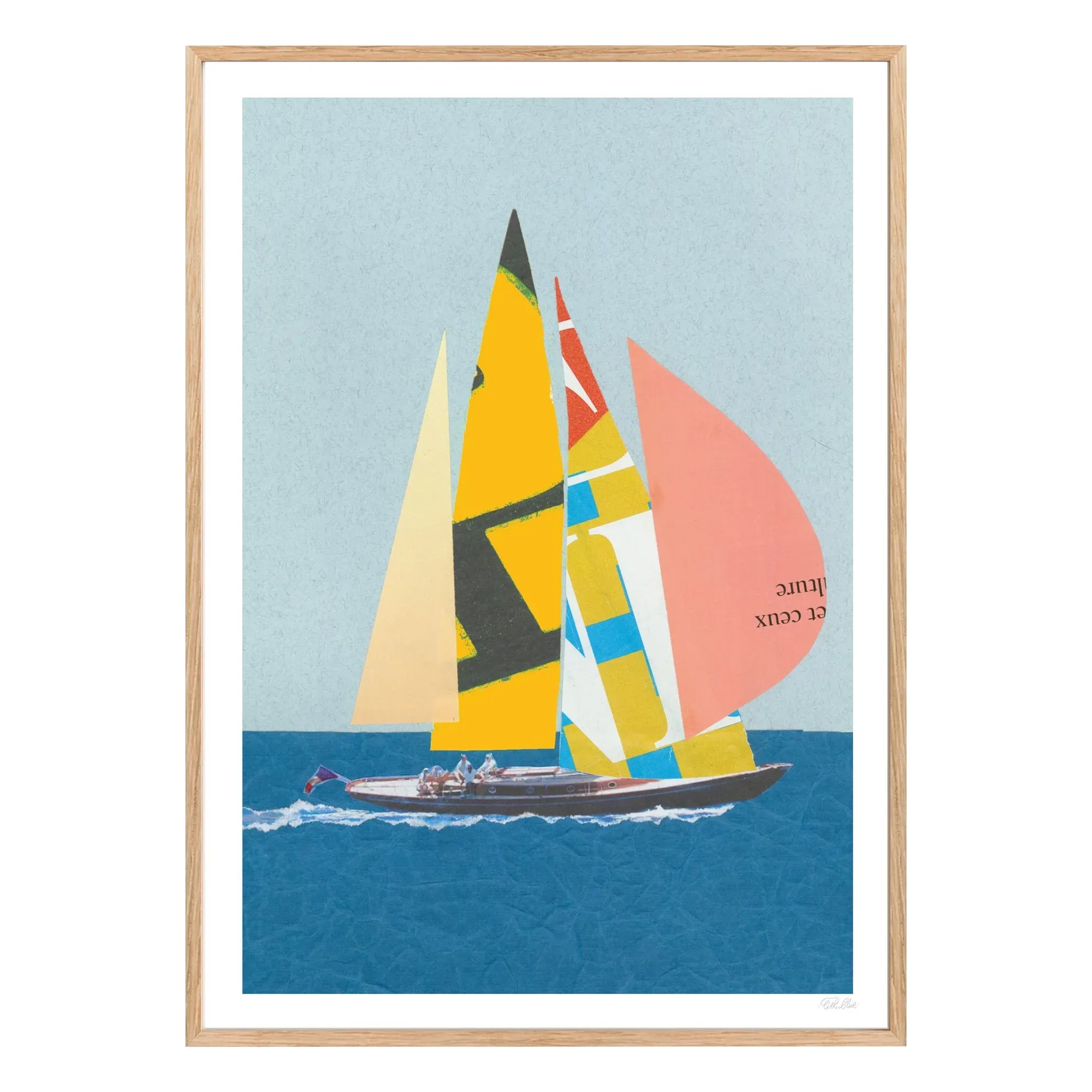 French Latitude Art Poster - Multicoloured product
