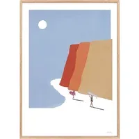 The Search Wall Art Print - Blue alternate view