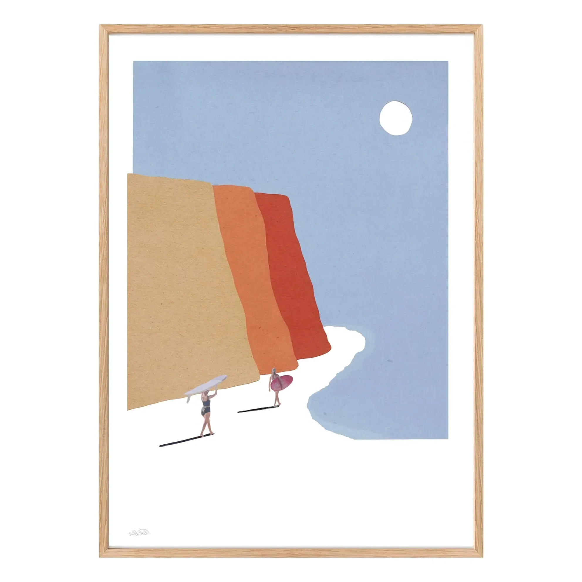 The Search Wall Art Print - Blue product