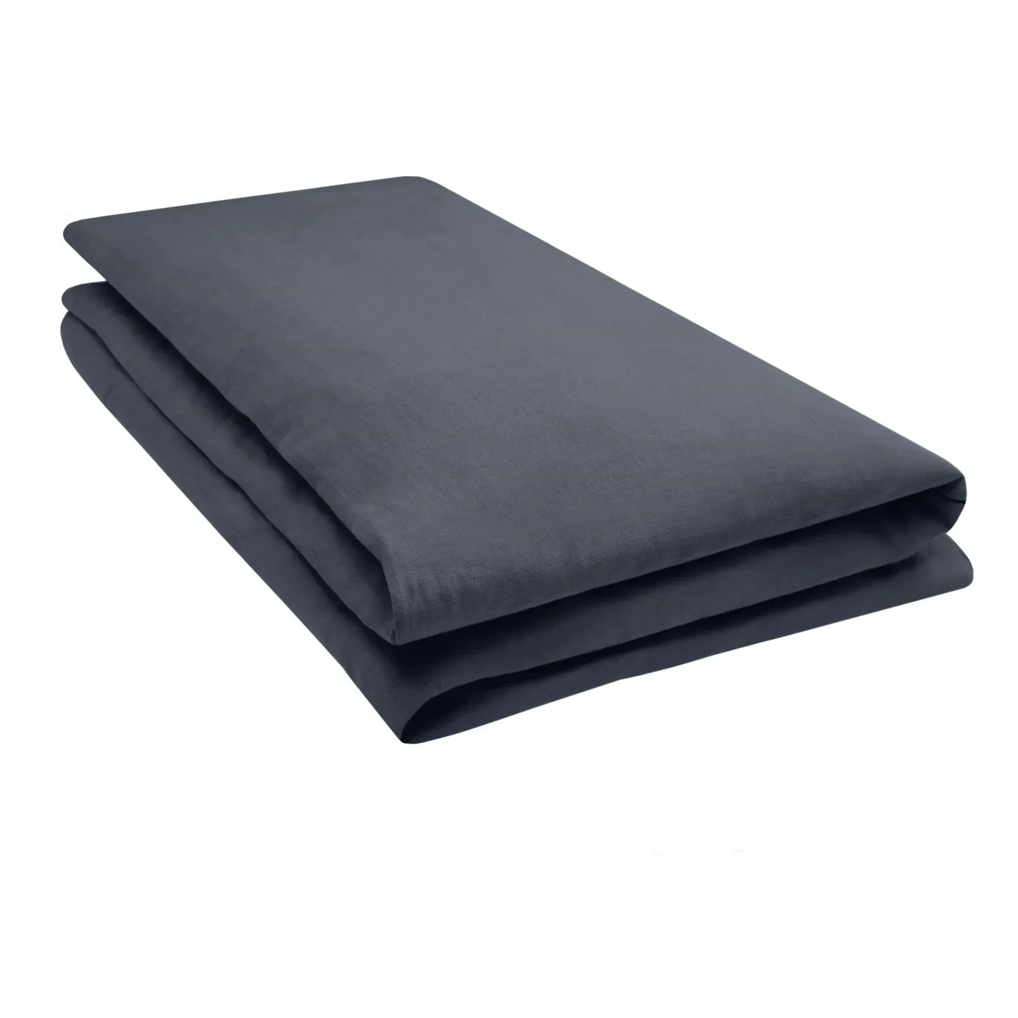 Washed Linen Duvet Cover - Storm Blue alternate view