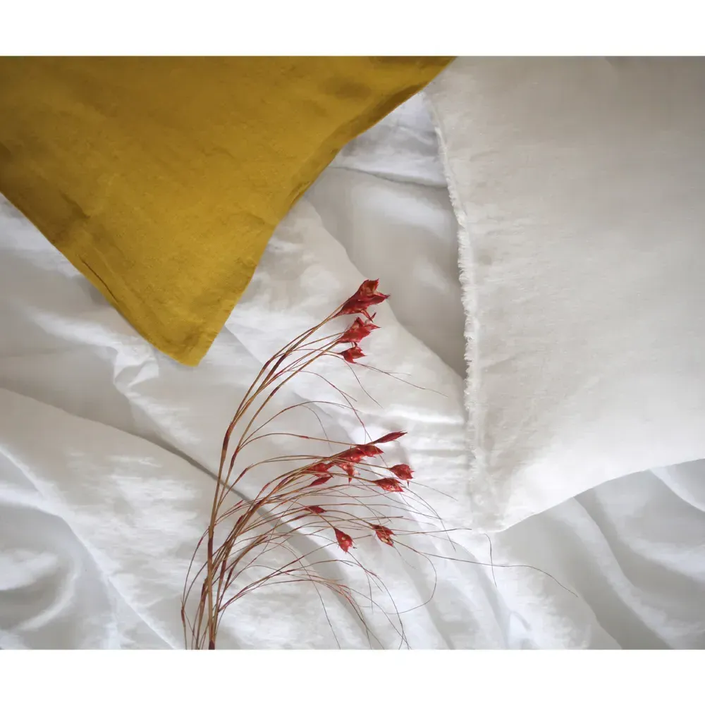 Washed Linen Pillow Case - Sage alternate view