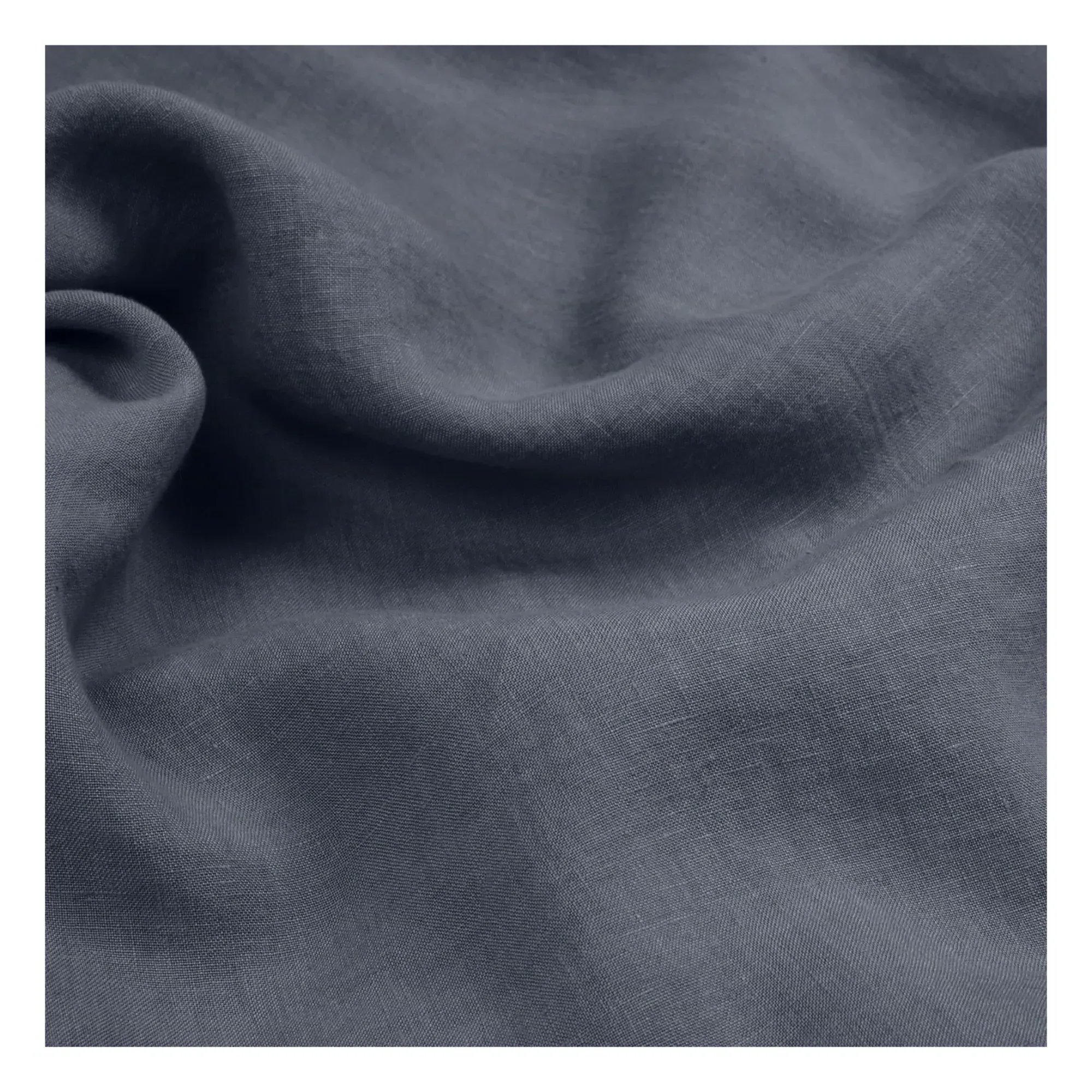 Washed Linen Pillowcase - Storm Blue alternate view