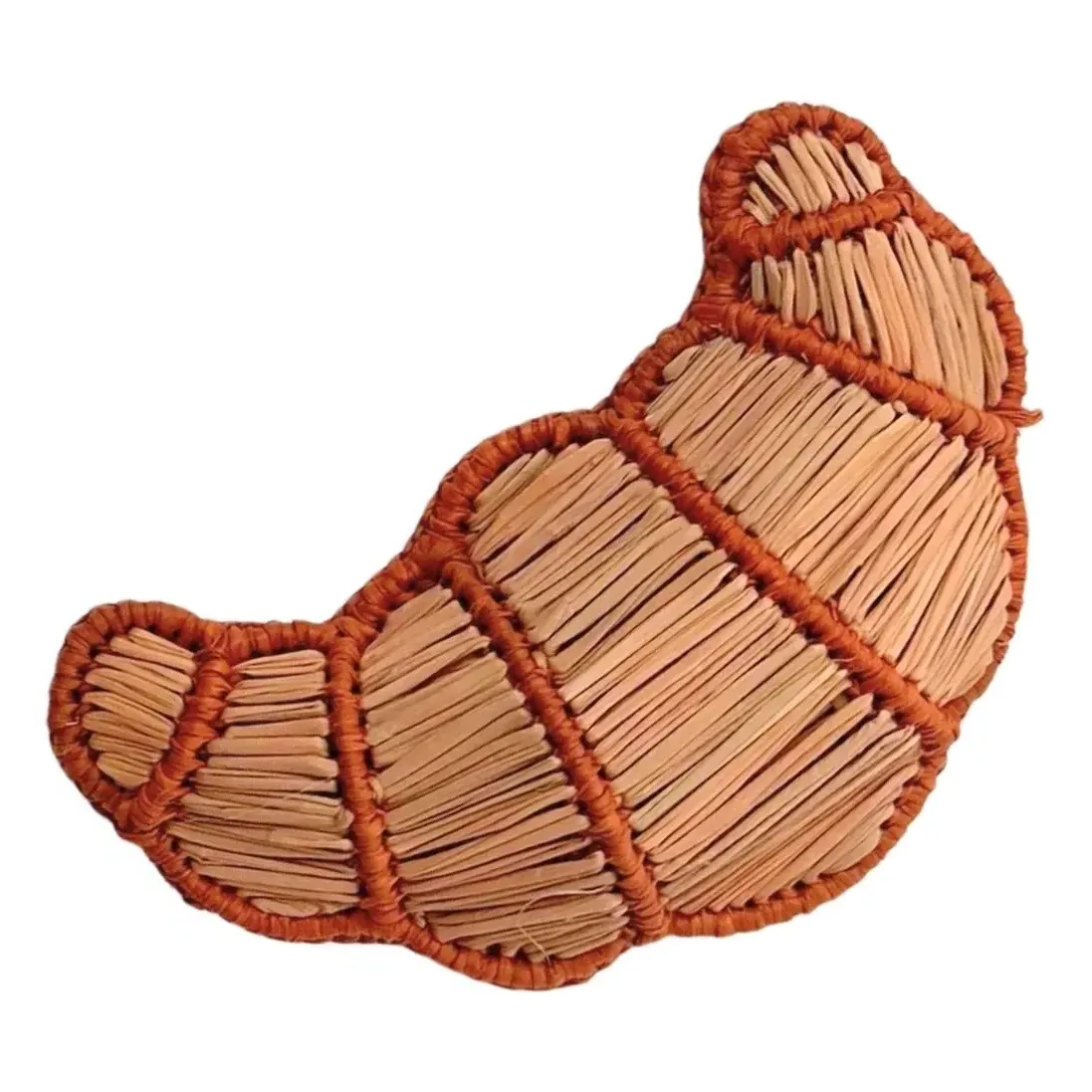 Coro Cora Woven Napkin Ring - Brown, Iraca Palm product