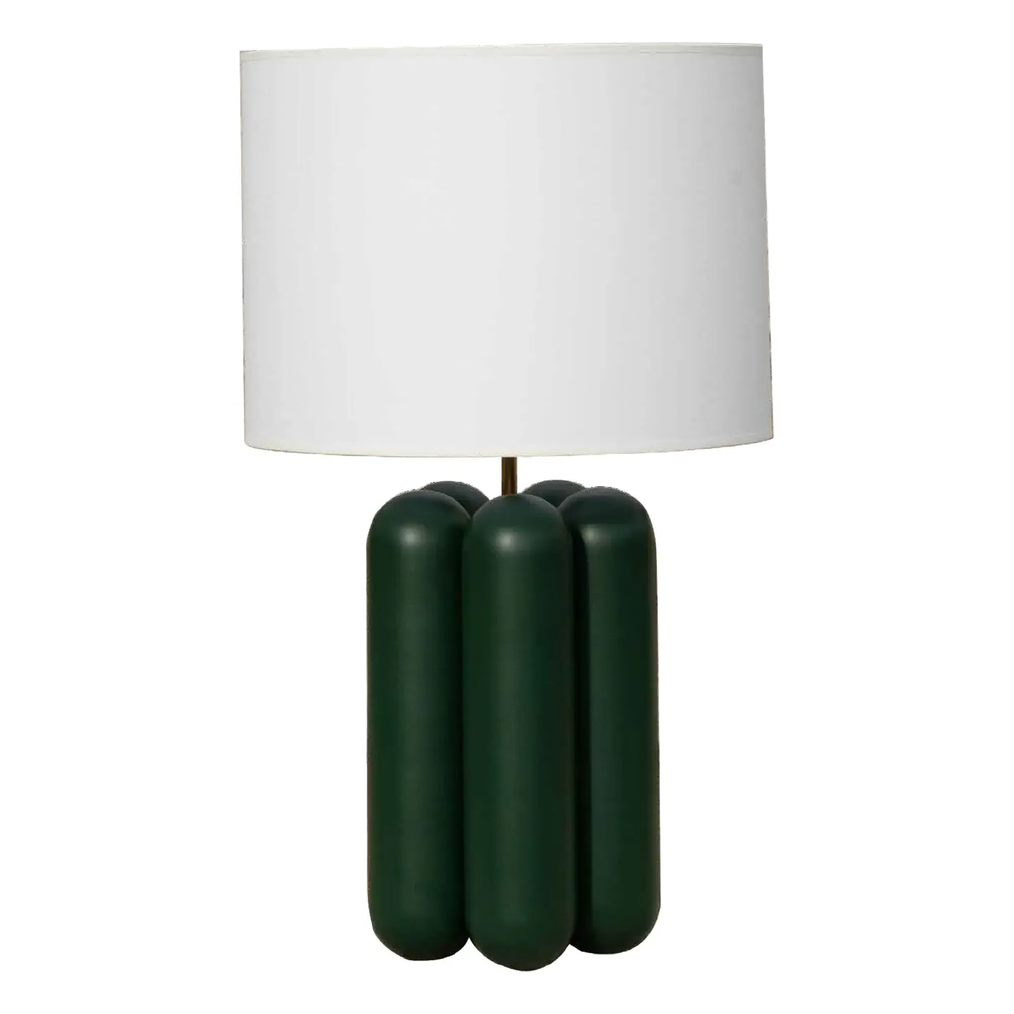 Charlotte Table Lamp - Dark Green, Wood product