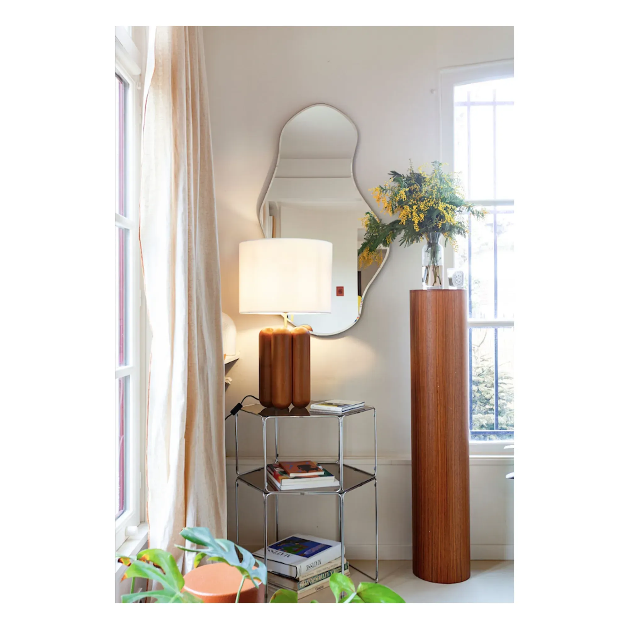 Charlotte Table Lamp - Natural, Wood alternate view