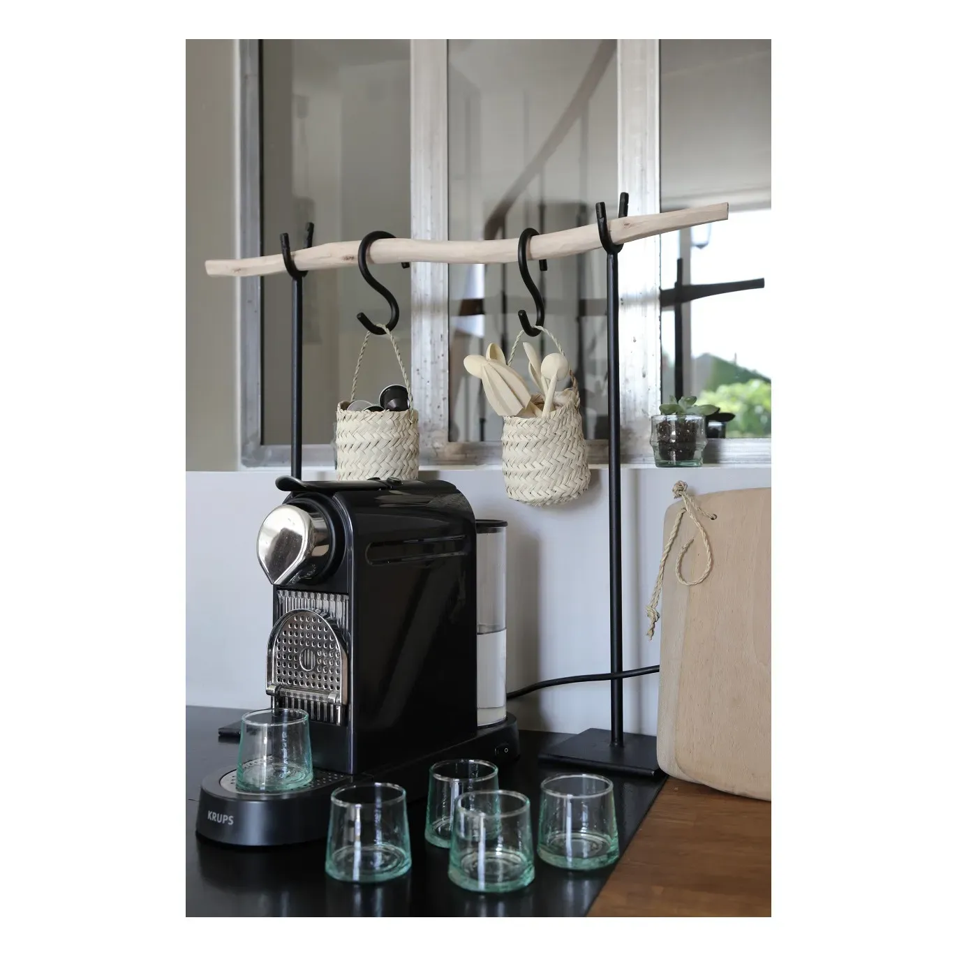 Beldi Set of 6 Drinking Glasses - Transparent, Recycled Glass alternate view
