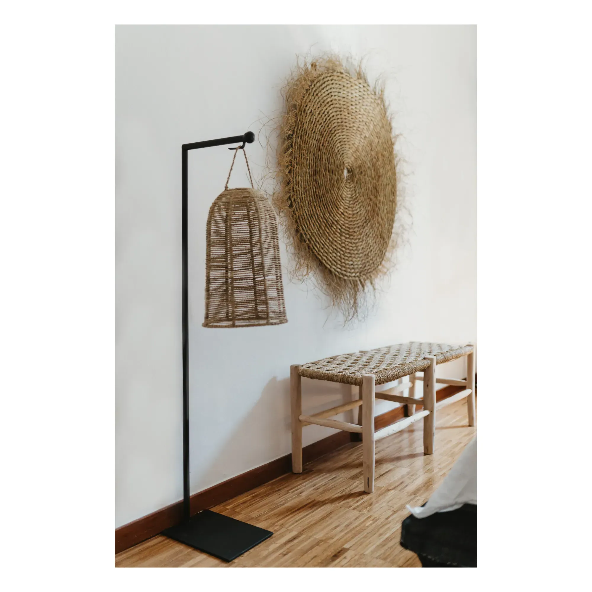 Couvercle Rope Pendant Lampshade - Natural alternate view