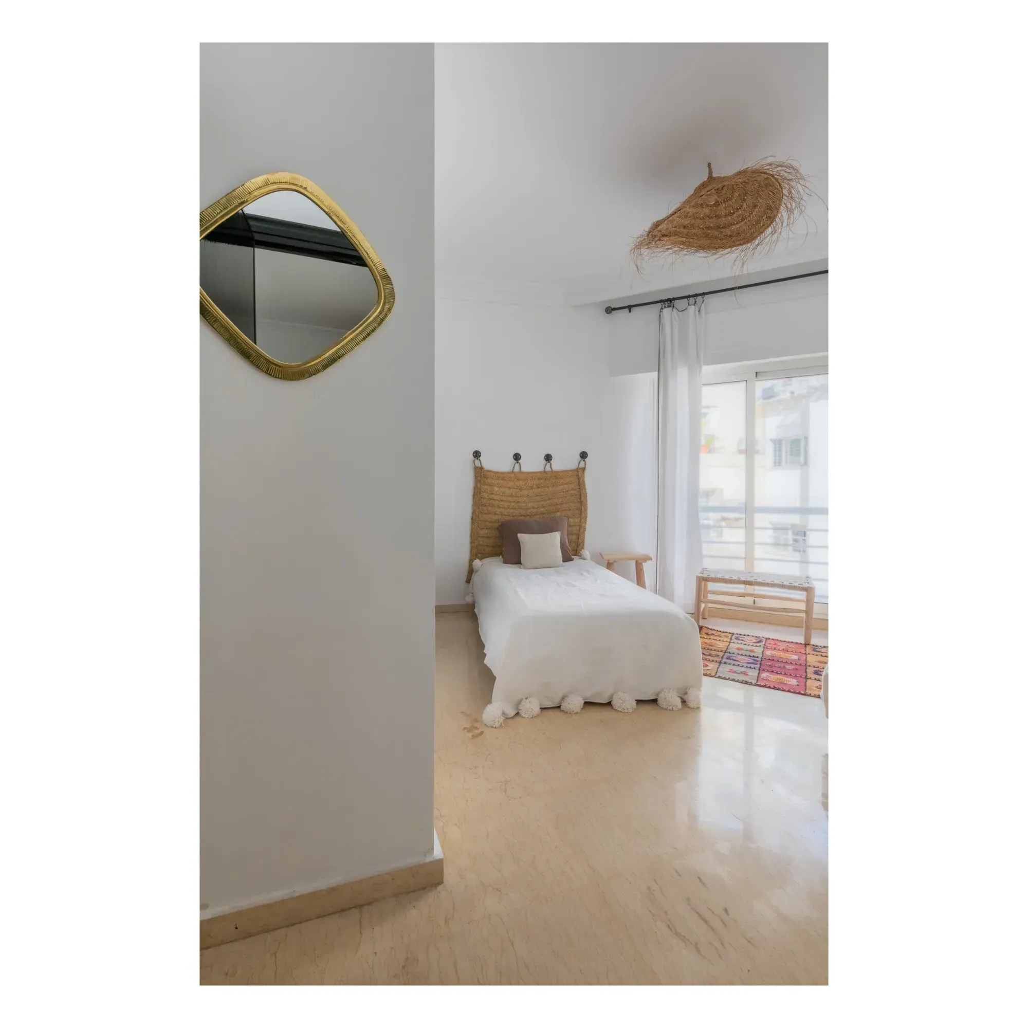 Natural Fiber Headboard - Natural alternate view
